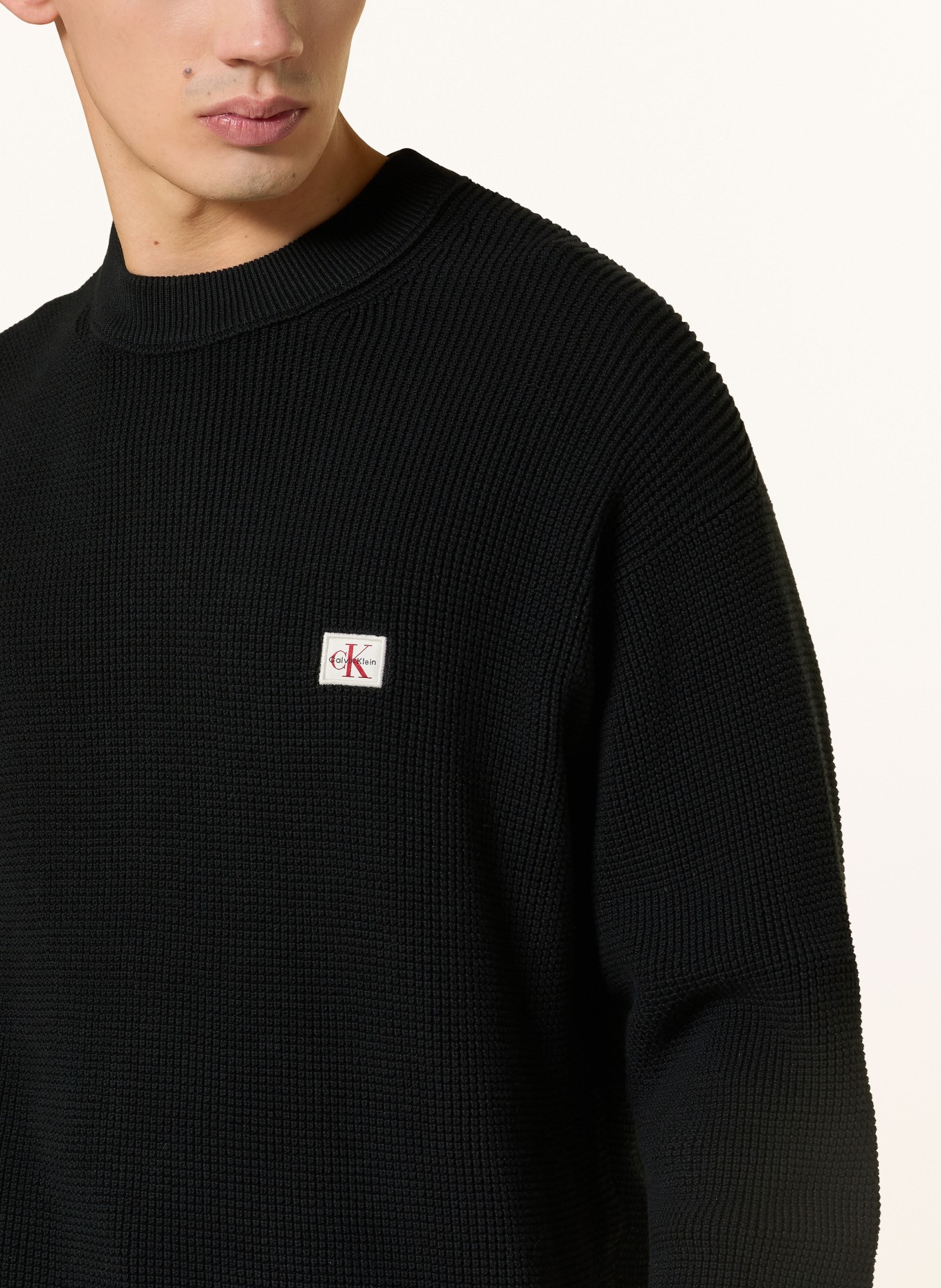 Calvin Klein Jeans Pullover: SCHWARZ