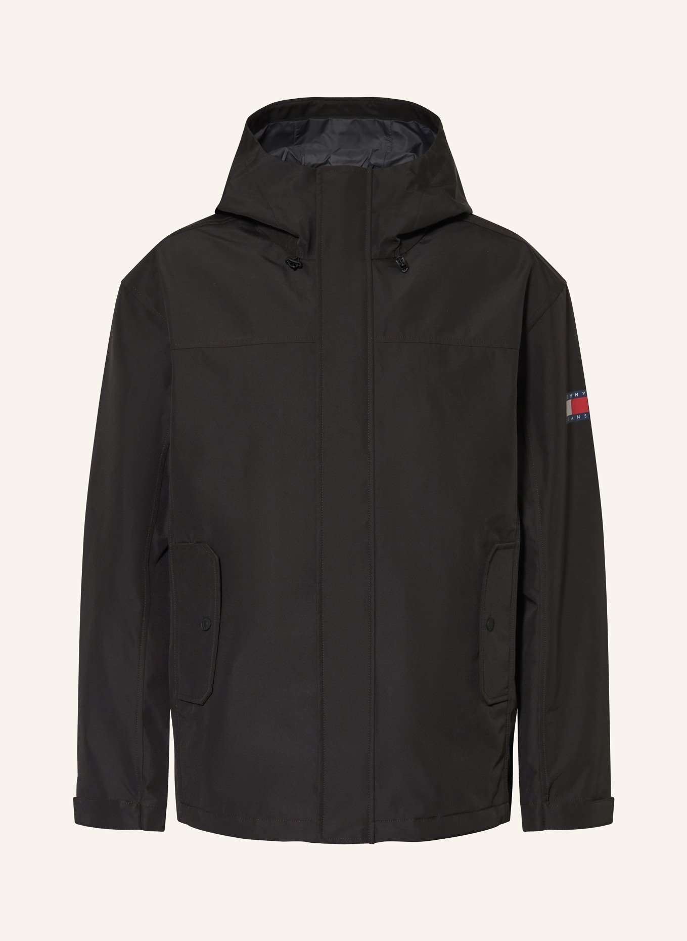 TOMMY JEANS jacket: BLACK