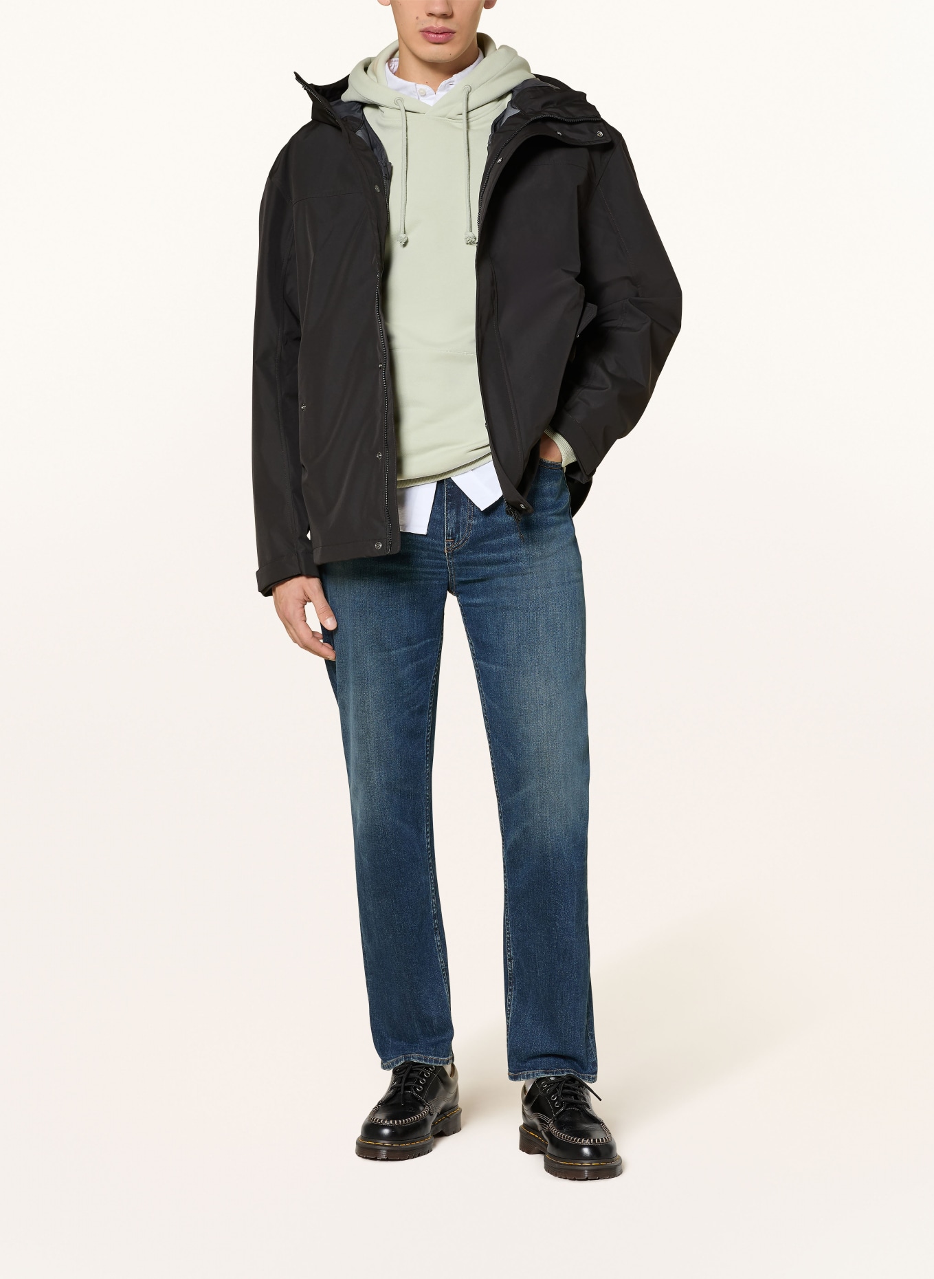 TOMMY JEANS jacket: BLACK