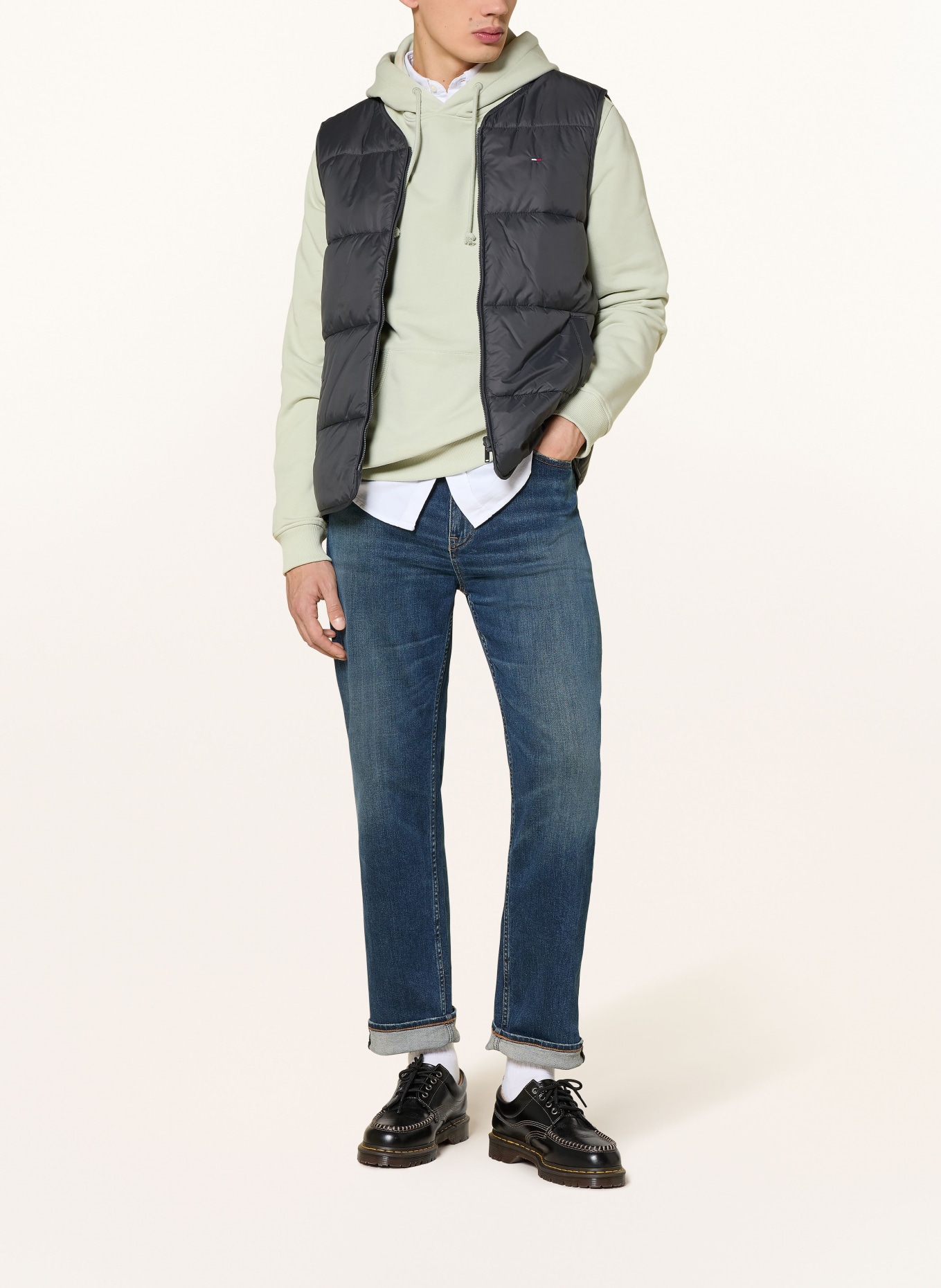 TOMMY JEANS jacket: BLACK