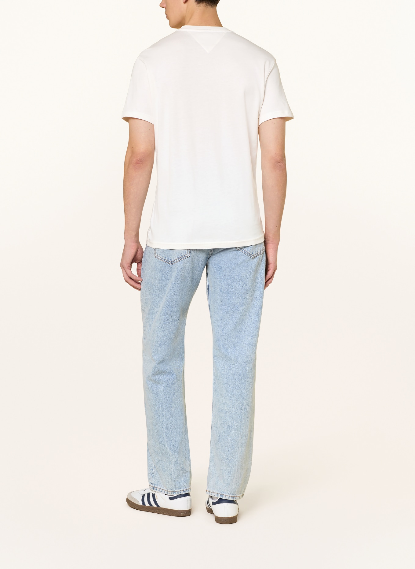 TOMMY JEANS T-Shirt: WEISS / ROT / DUNKELBLAU