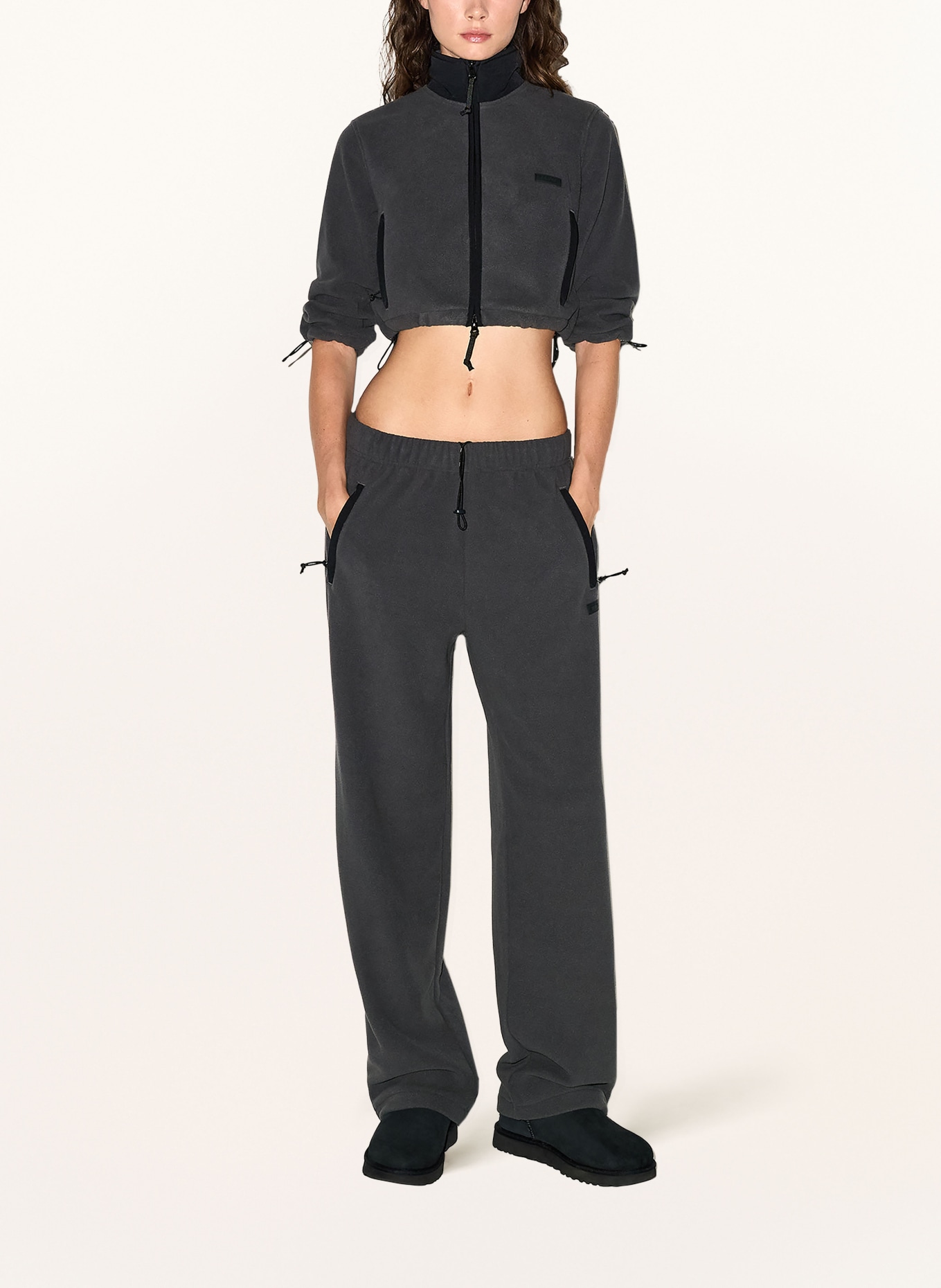 SKIMS Lounge-Sweatpants FLEECE-LOUNGE: ASH