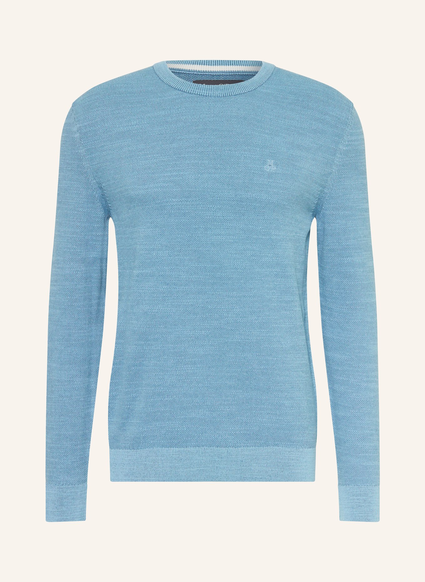 Marc O'Polo Piqué-Pullover: BLAUGRAU