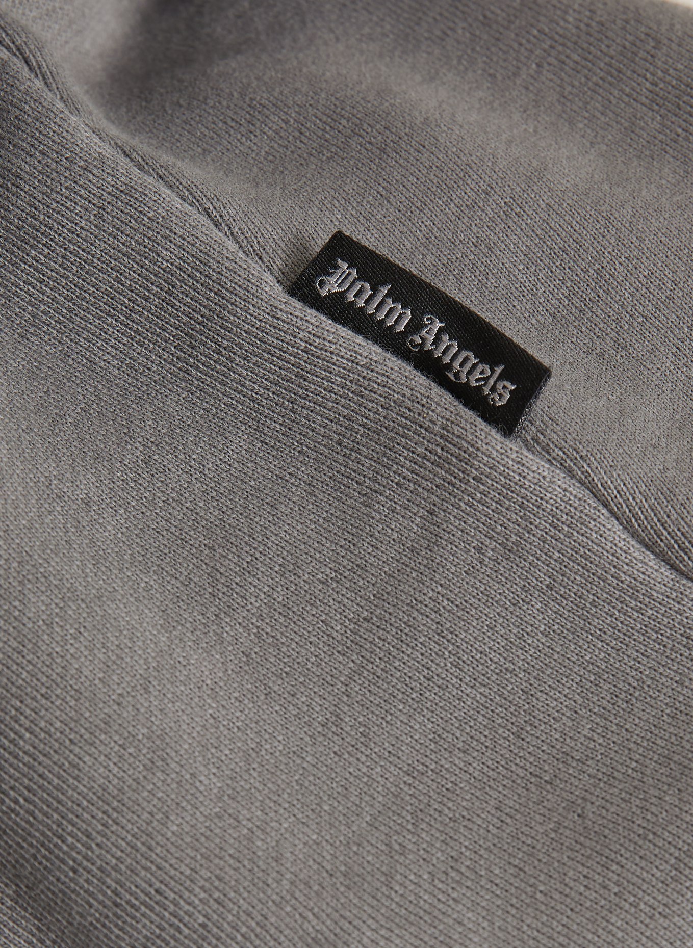 Palm Angels sweat à capuche: GRIS FONCÉ / BLANC