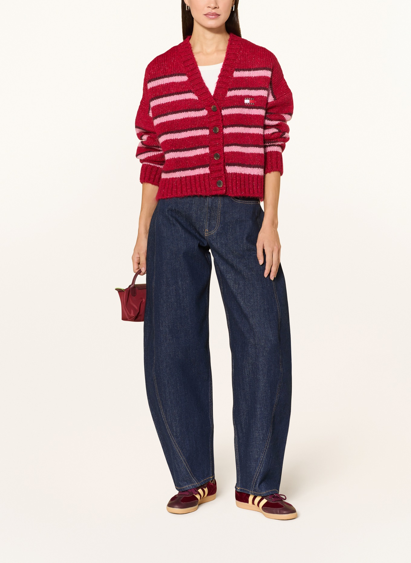 TOMMY JEANS Dżinsy z szerokimi nogawkami ELLA: 1BK Denim Dark