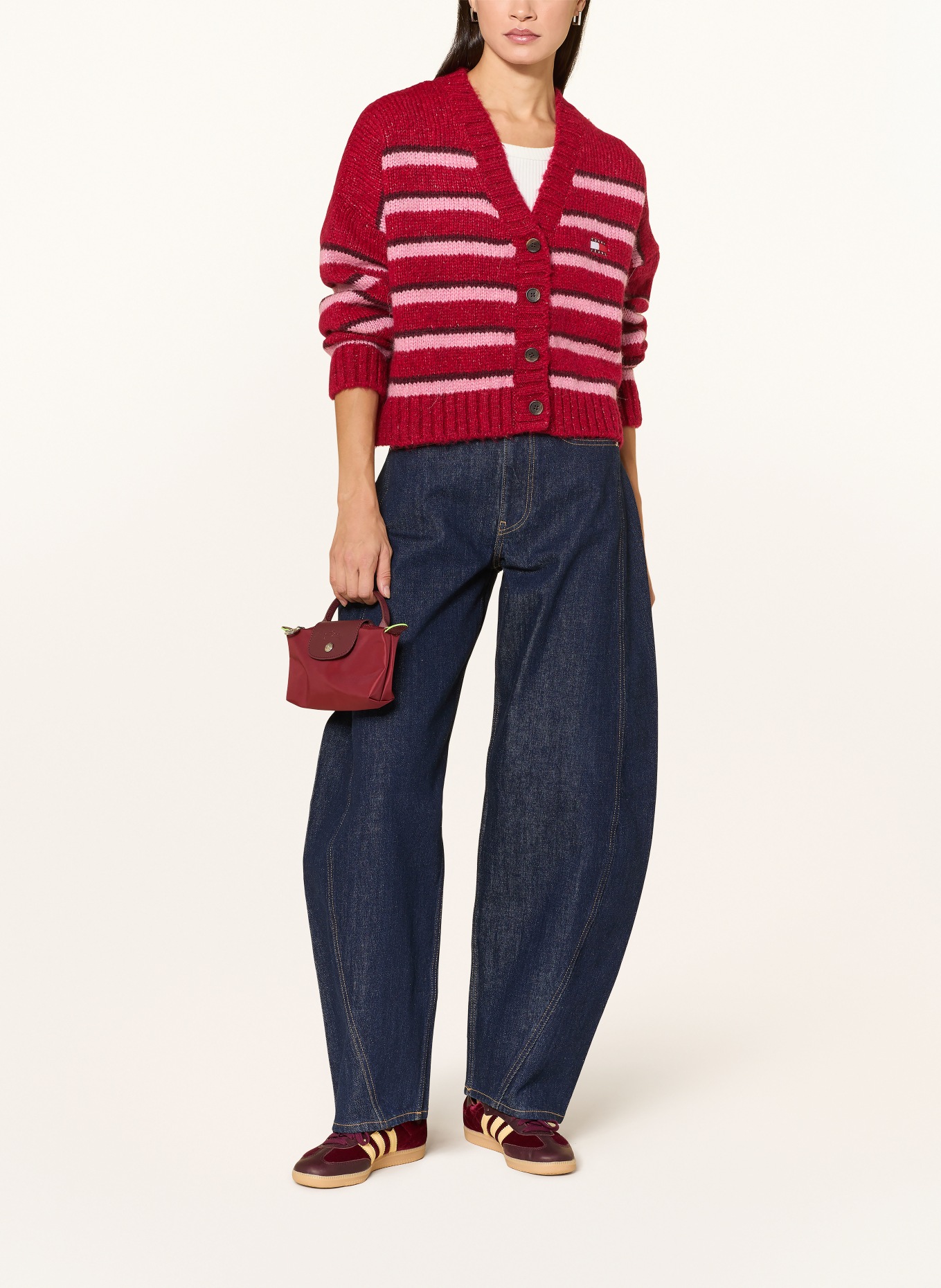 TOMMY JEANS Dżinsy z szerokimi nogawkami ELLA: 1BK Denim Dark