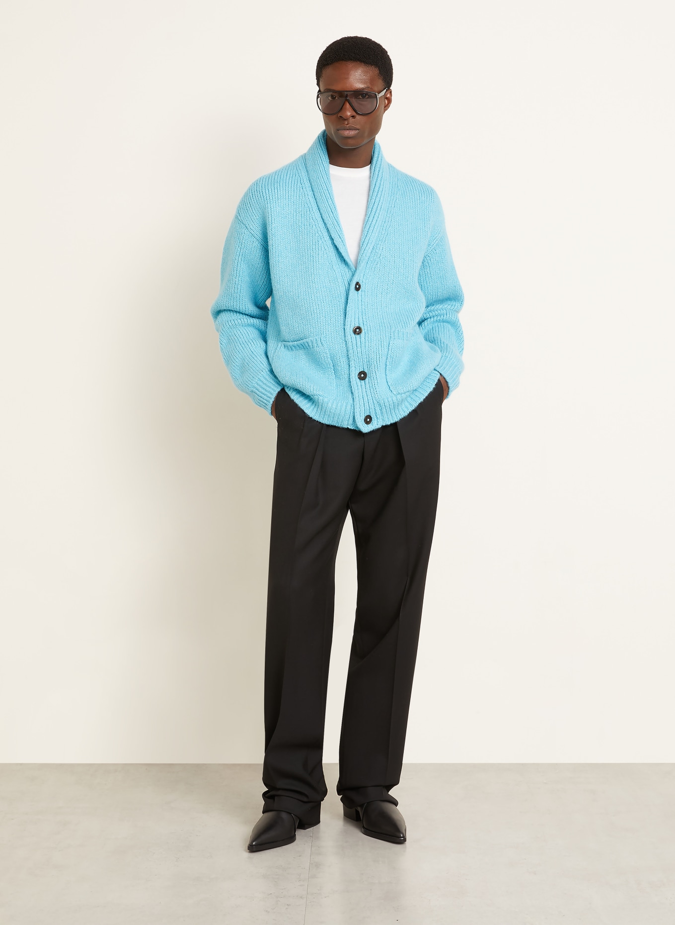 TOM FORD Strickjacke aus Cashmere: TÜRKIS