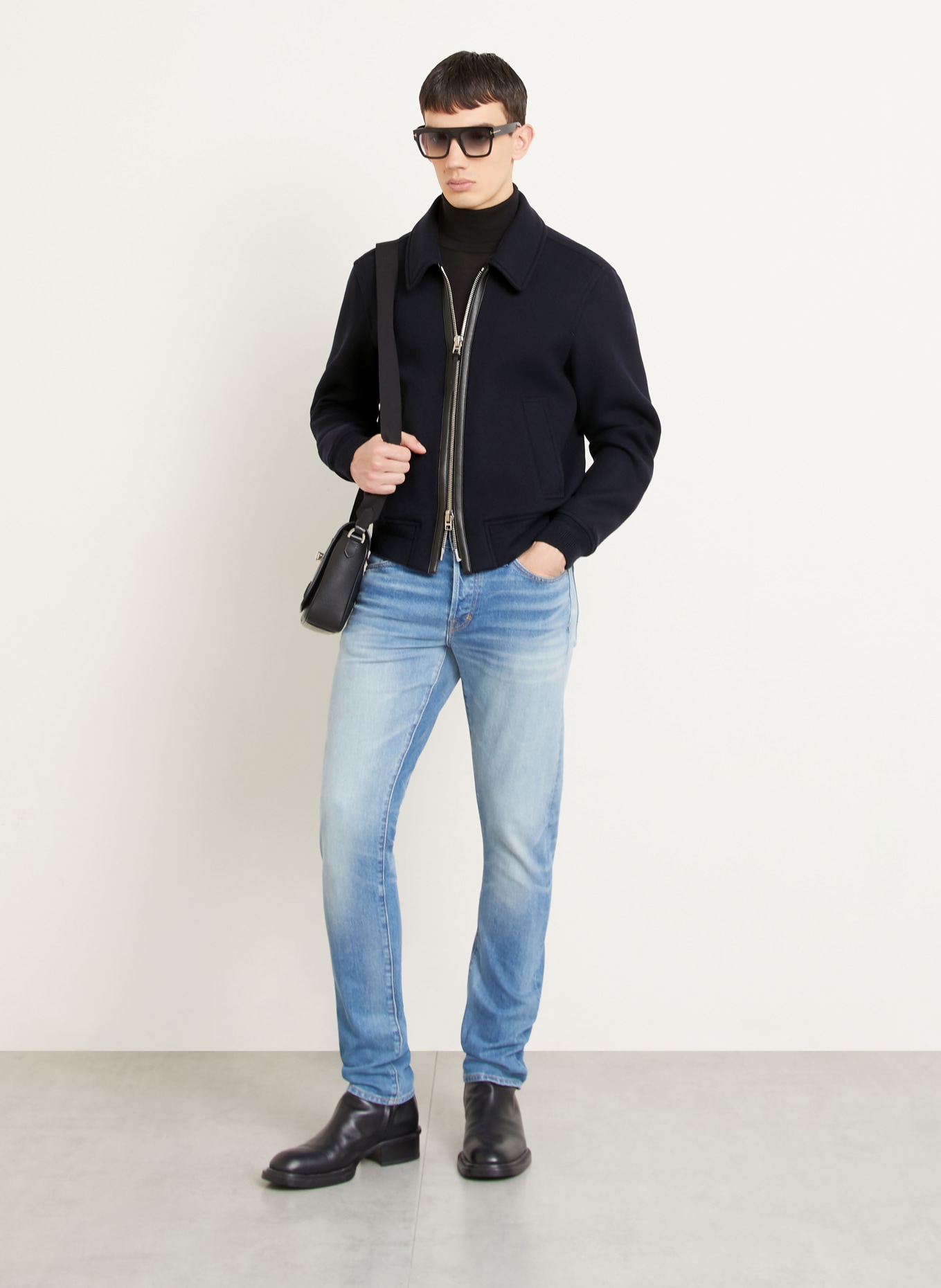 TOM FORD Blouson: DUNKELBLAU