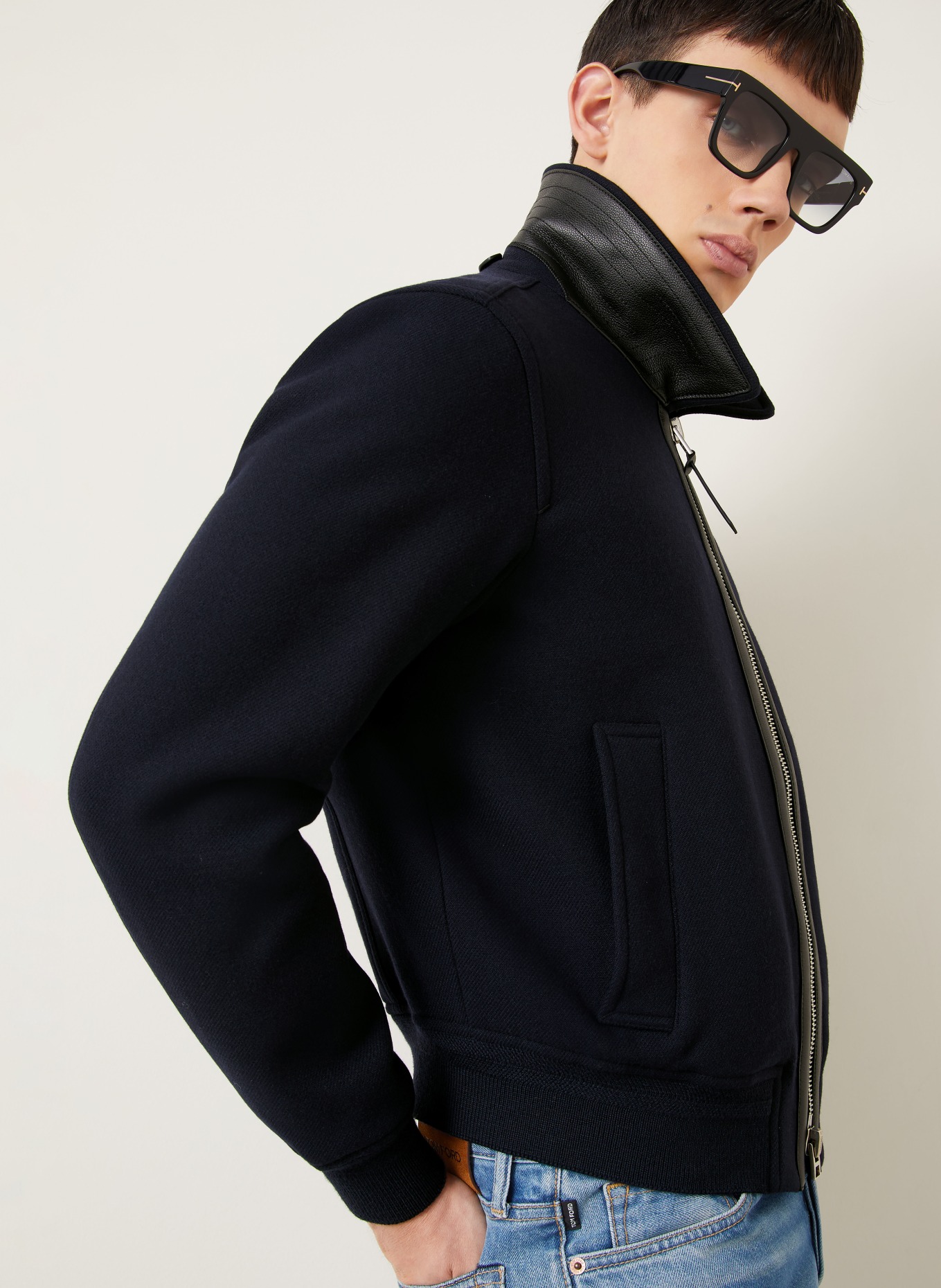 TOM FORD Blouson: DUNKELBLAU