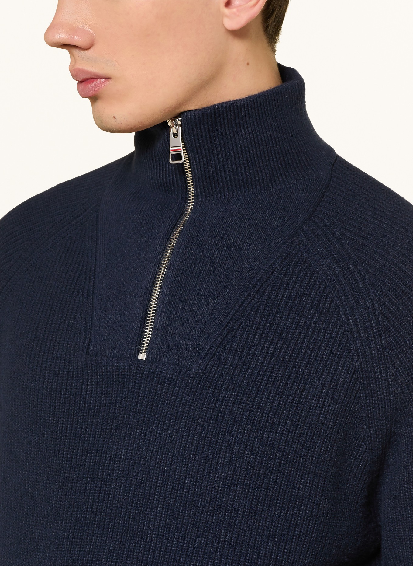 TOMMY HILFIGER Troyer: DARK BLUE