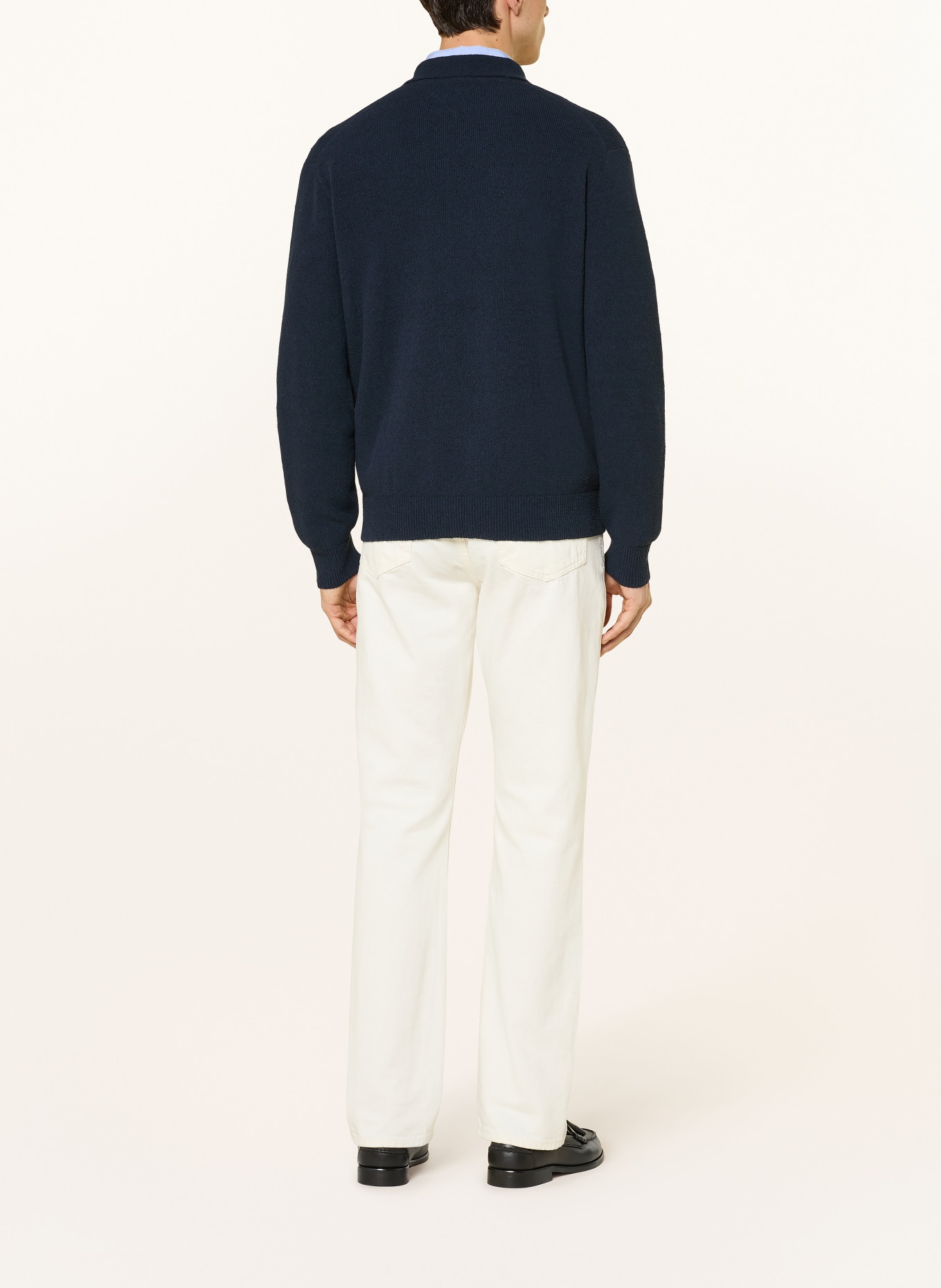 TOMMY HILFIGER svetr: TMAVĚ MODRÁ