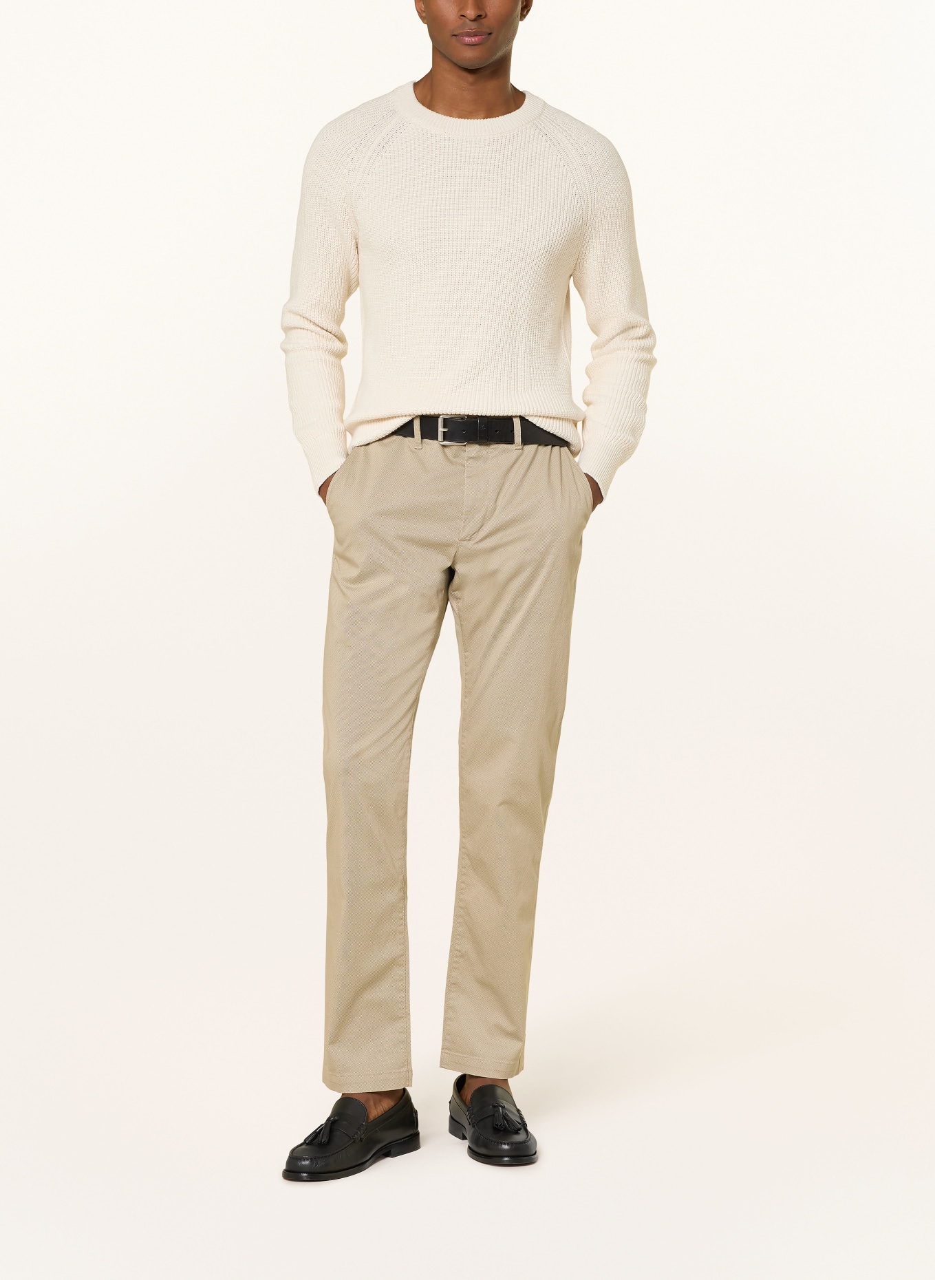 TOMMY HILFIGER Chino DENTON Straight Fit: BEIGE