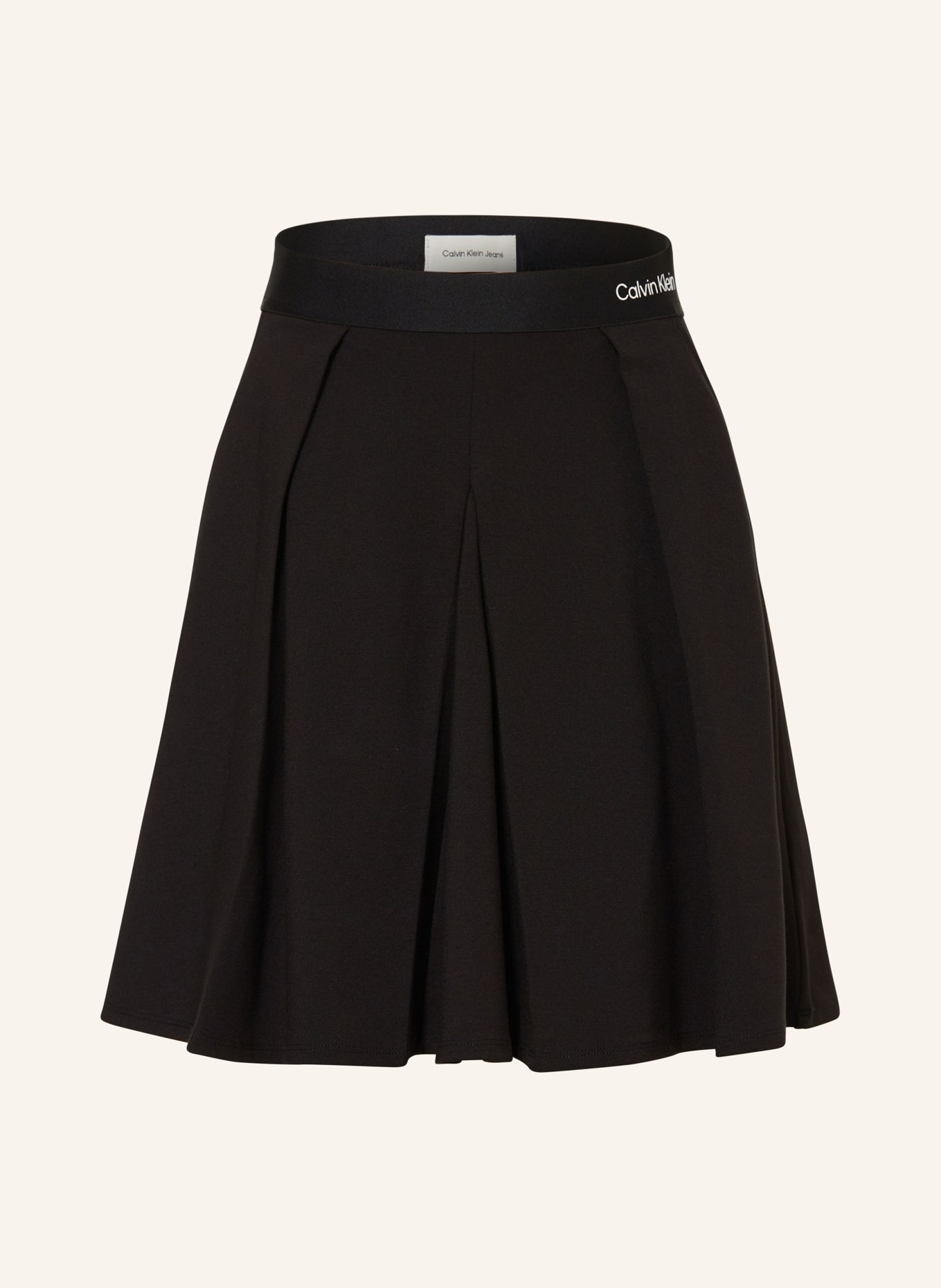 Calvin Klein Faltenrock: SCHWARZ