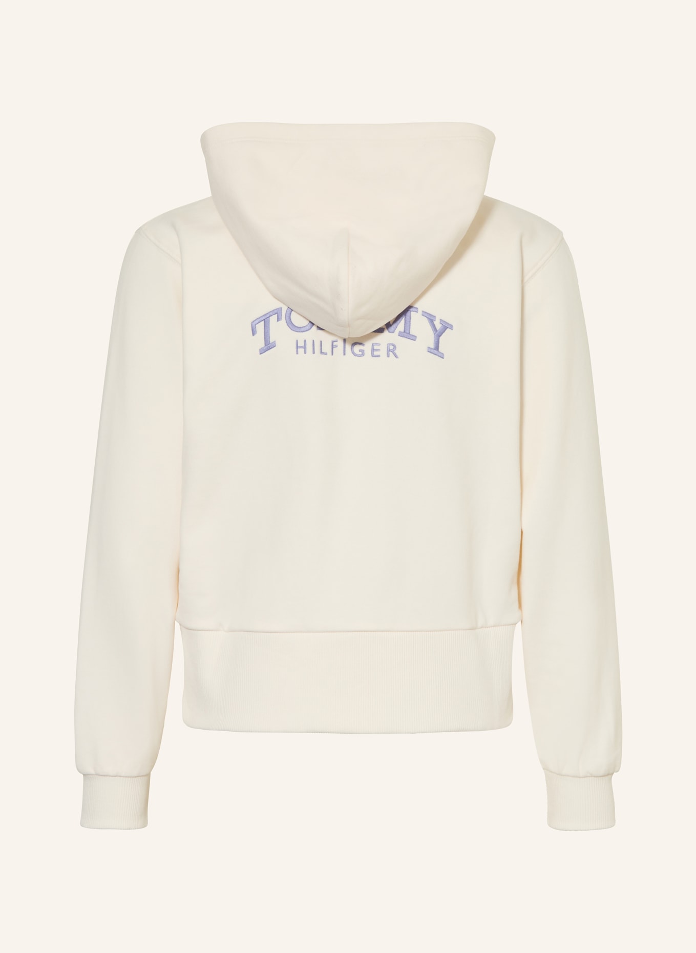 TOMMY HILFIGER Sweatjacke: ECRU