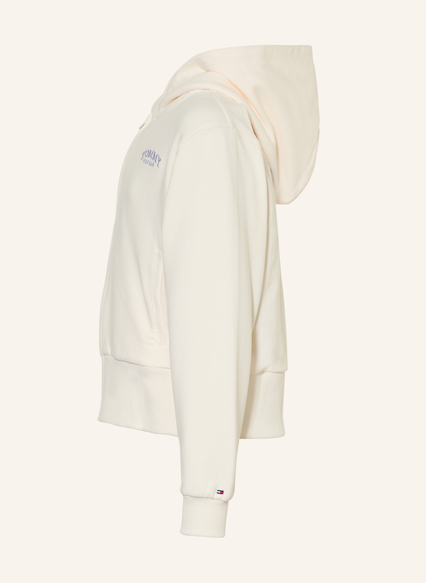 TOMMY HILFIGER Sweatjacke: ECRU