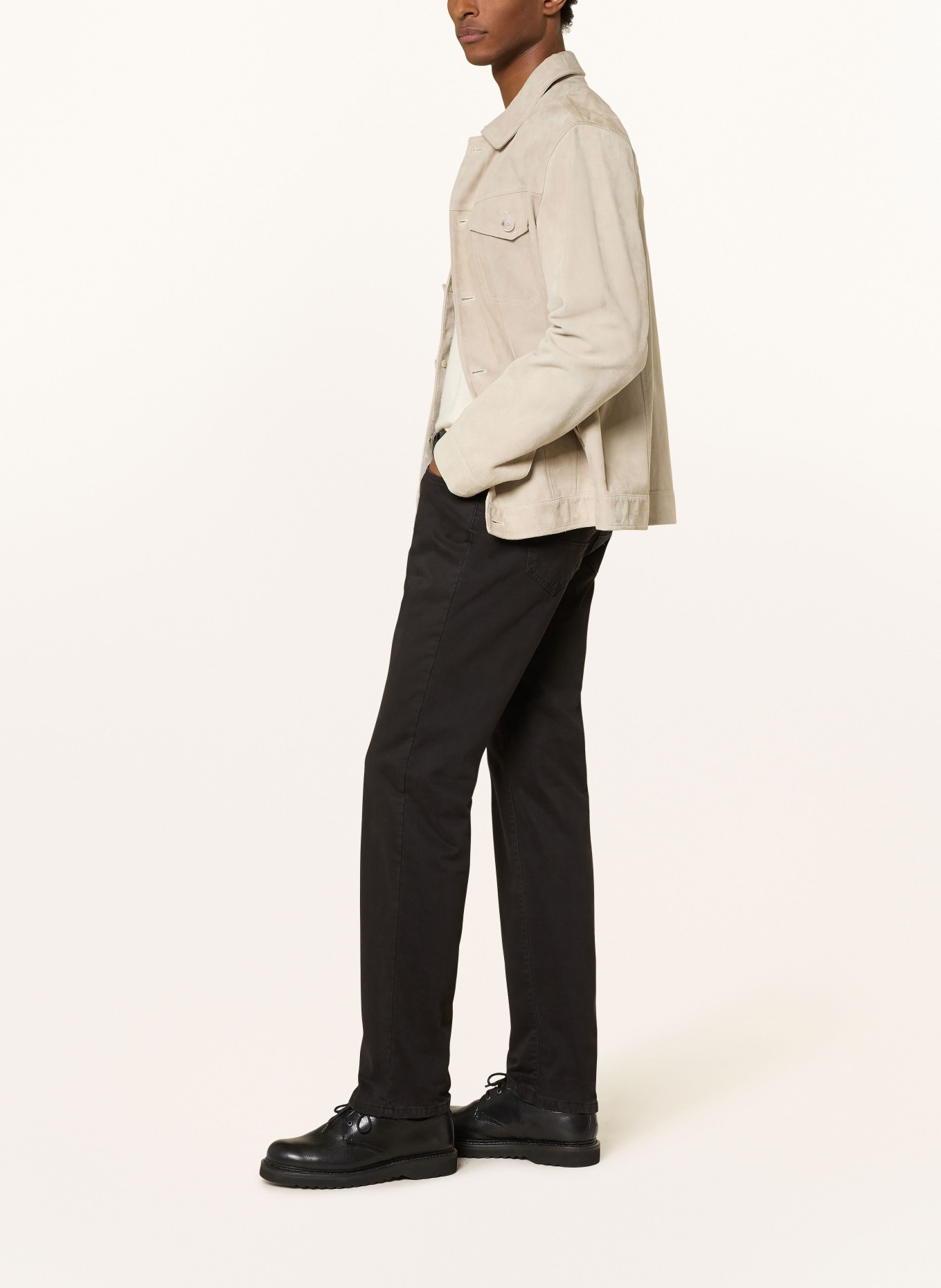 BRAX Hose CADIZ Straight Fit: 02 BLACK