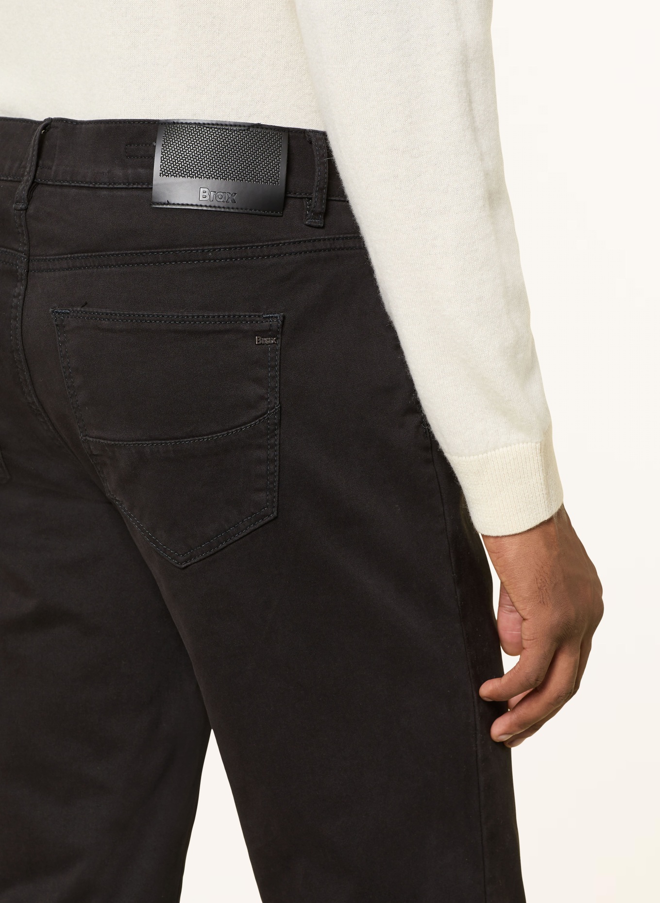 BRAX Hose CADIZ Straight Fit: 02 BLACK