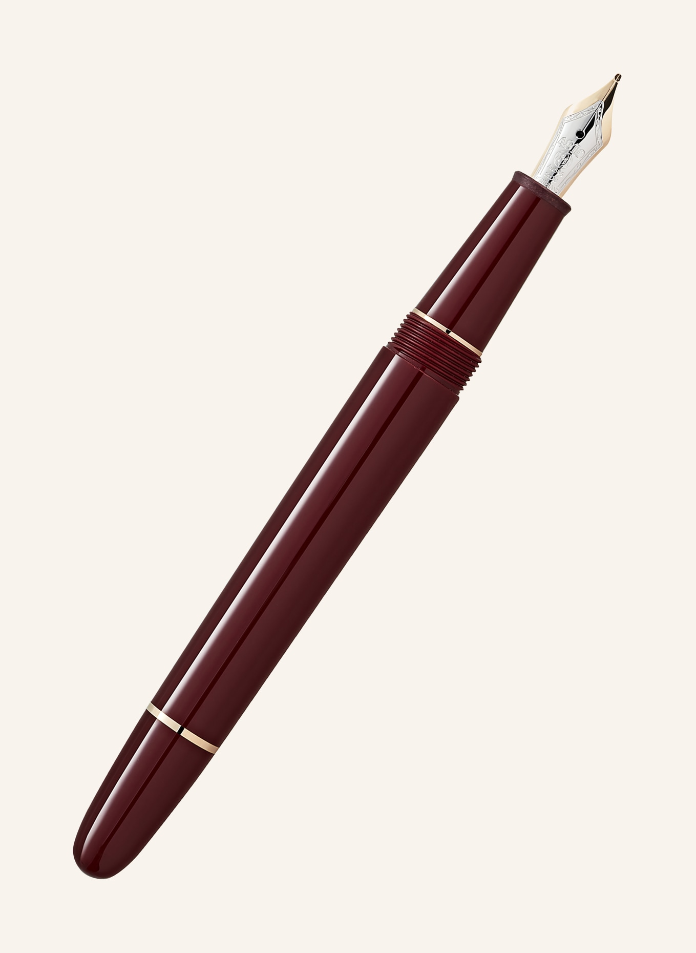 MONTBLANC Füllfederhalter MEISTERSTÜCK BURGUNDY RED CLASSIQUE: DUNKELROT