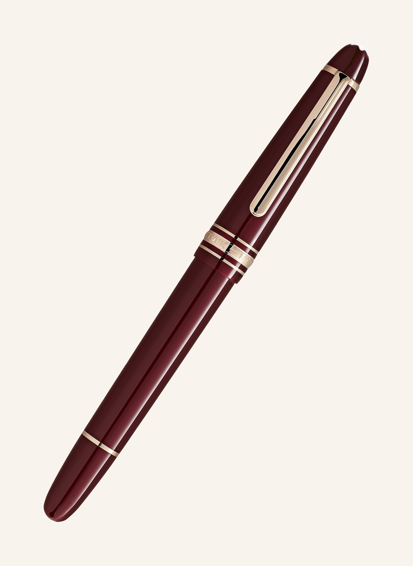 MONTBLANC Füllfederhalter MEISTERSTÜCK BURGUNDY RED CLASSIQUE: DUNKELROT