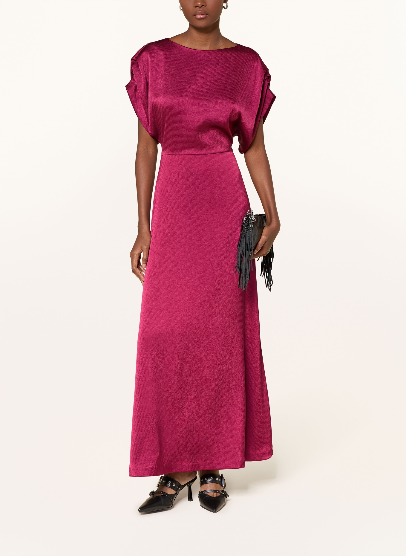 MRS & HUGS Kleid: DUNKELROT