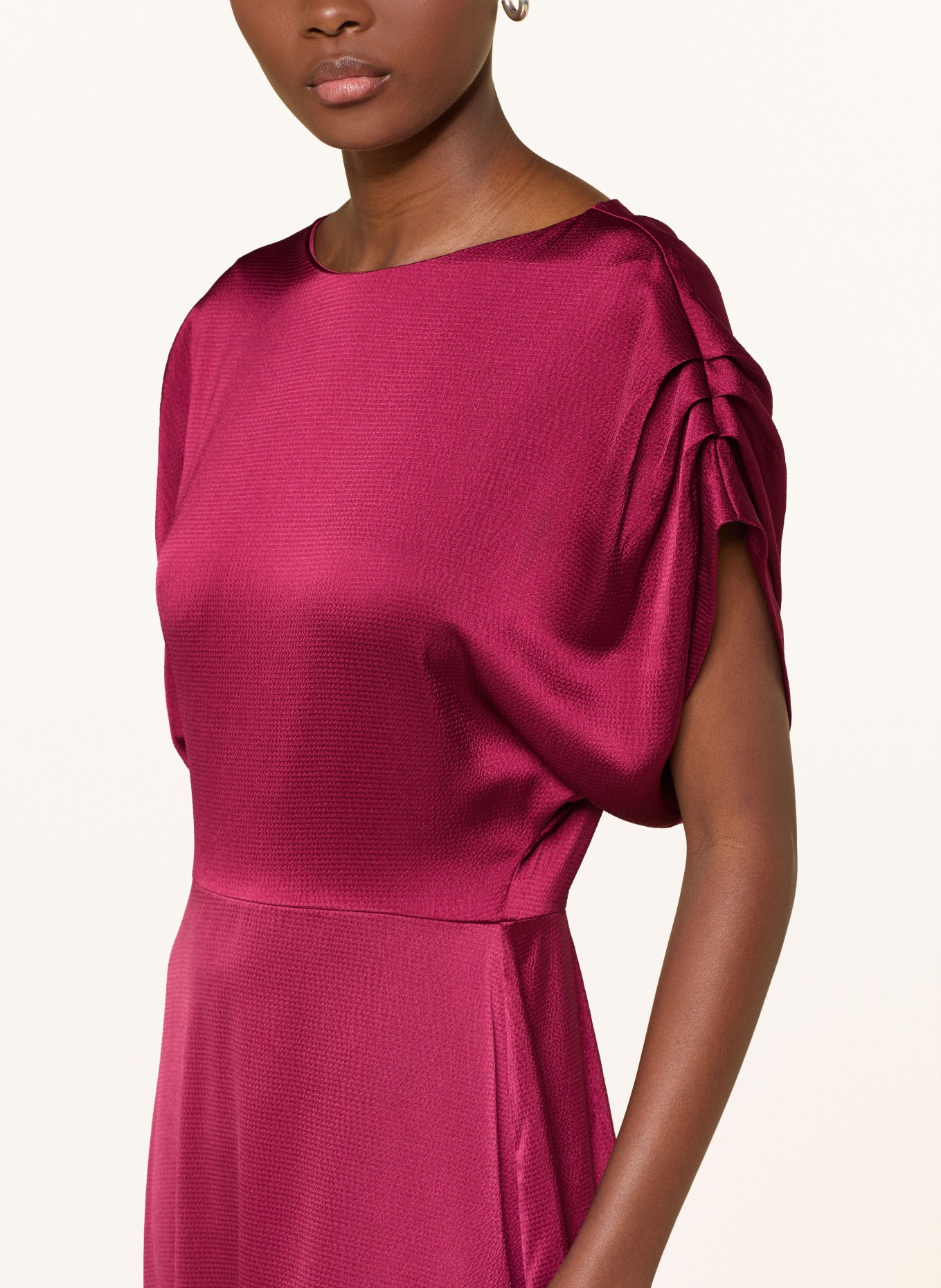 MRS & HUGS Kleid: DUNKELROT