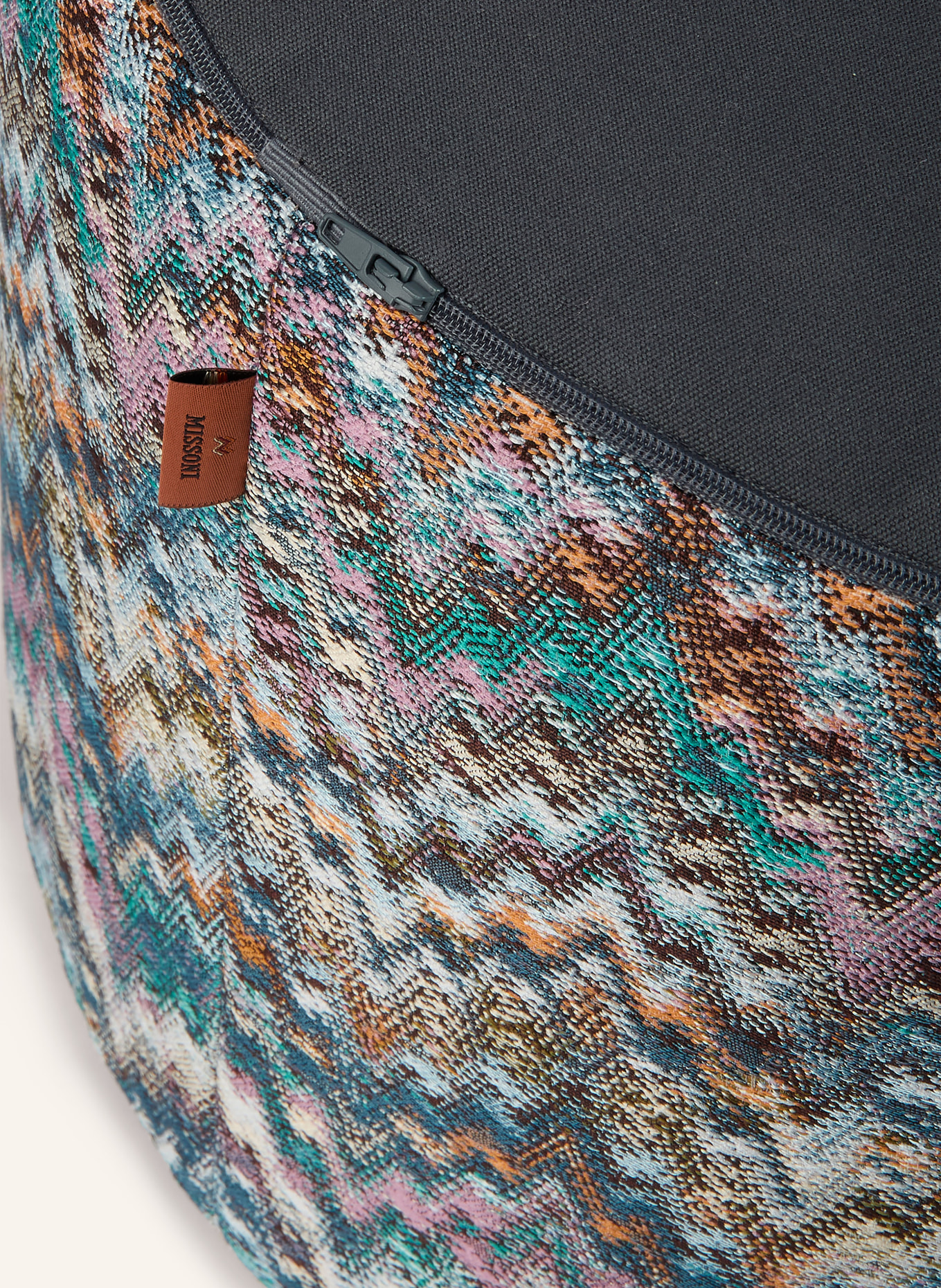 MISSONI Home Puf PARROT: TURKUSOWY / RÓŻOWY / POMARAŃCZOWY