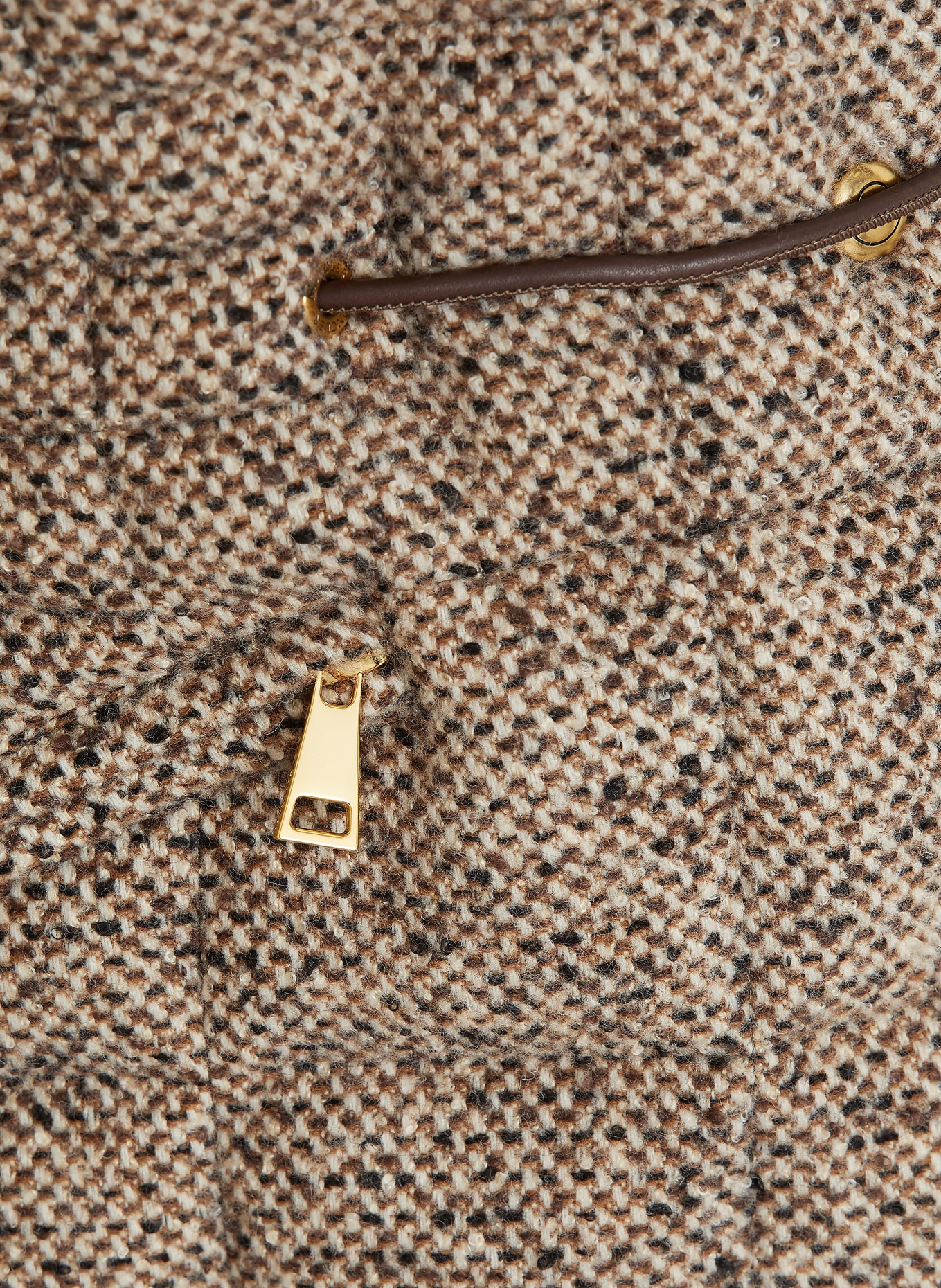 MONCLER Daunenjacke: BEIGE / BRAUN