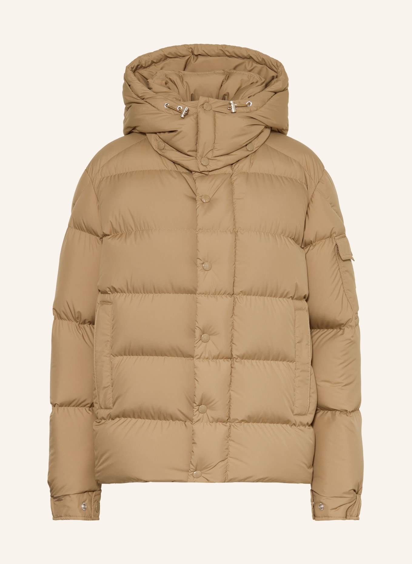 MONCLER Daunenjacke MAYA 70 mit abnehmbarer Kapuze: BEIGE