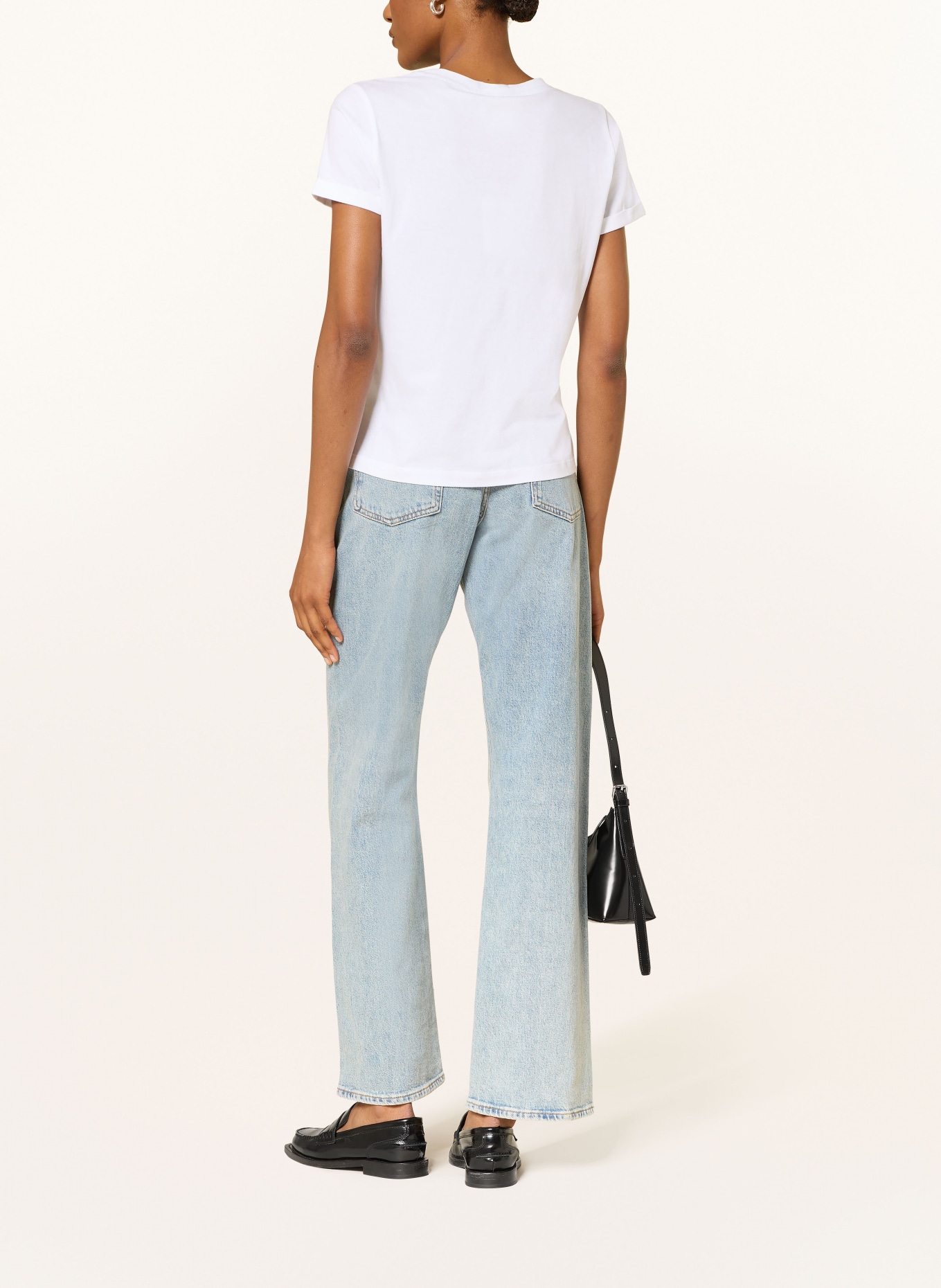 Princess GOES HOLLYWOOD T-Shirt mit Schmucksteinen: WEISS / BLAU / SCHWARZ