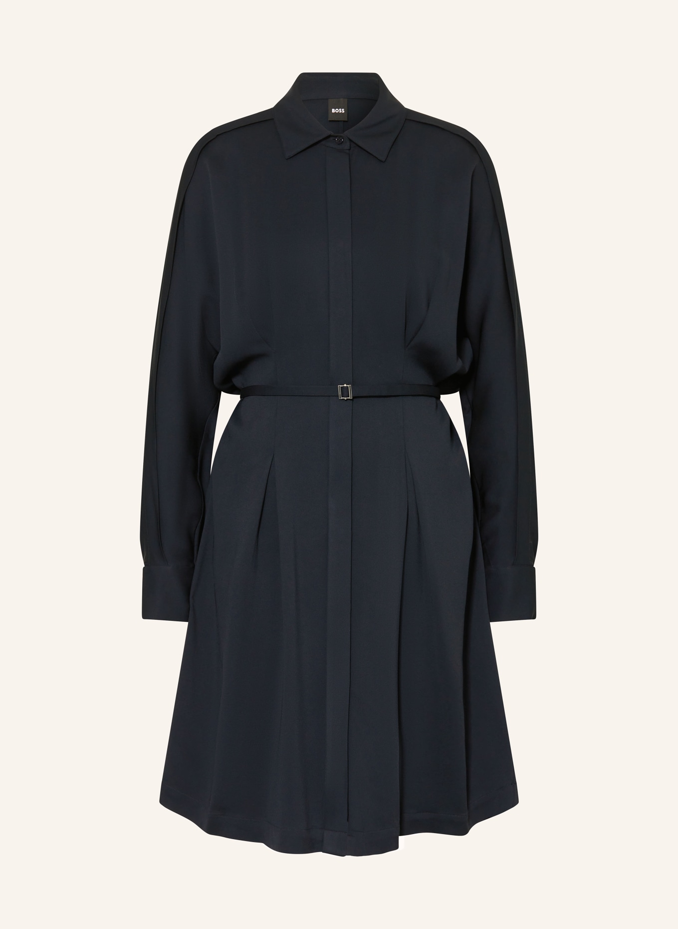 BOSS Hemdblusenkleid DOLALA: DUNKELBLAU