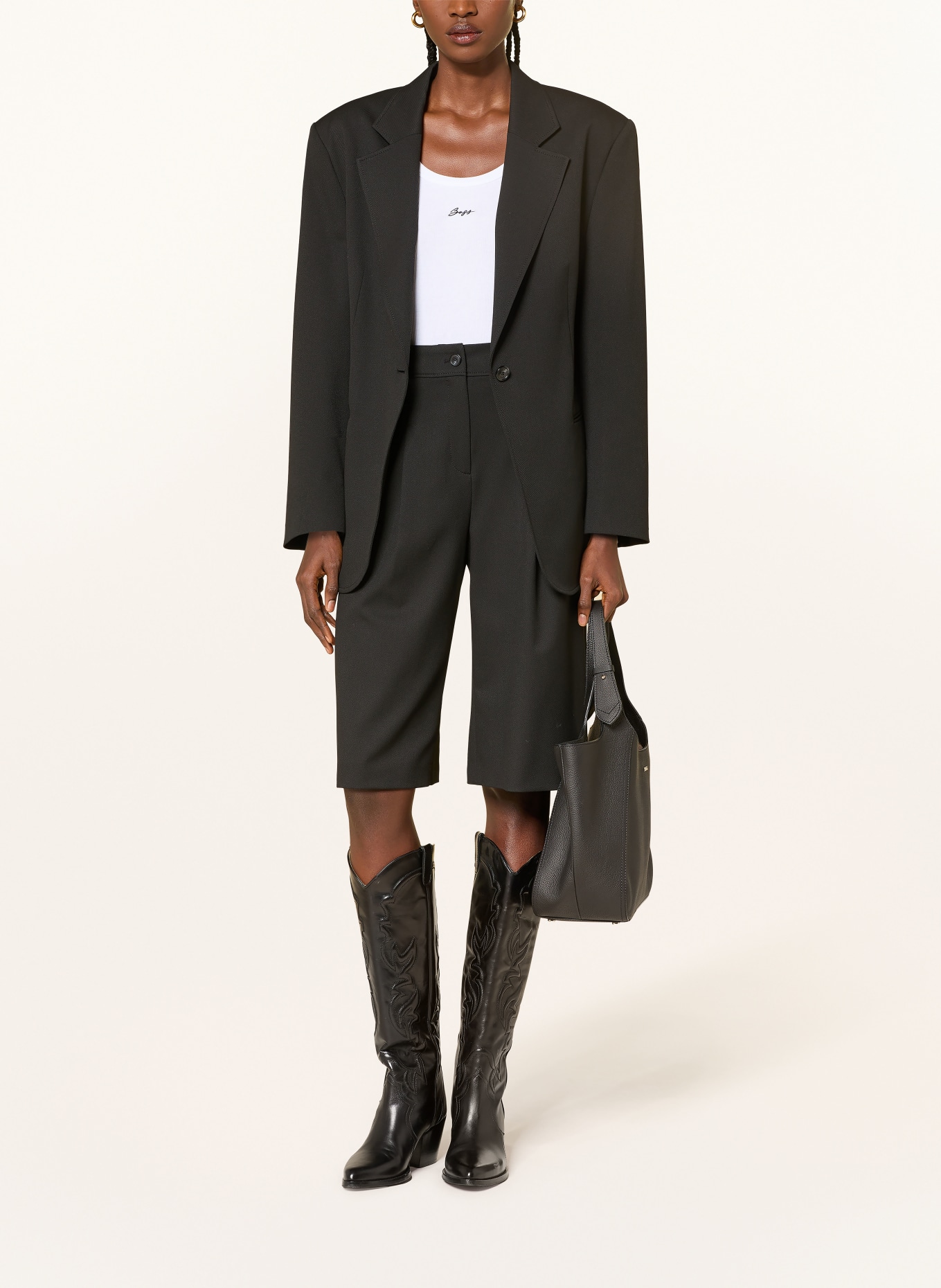 BOSS Bermudas TALARINA: SCHWARZ