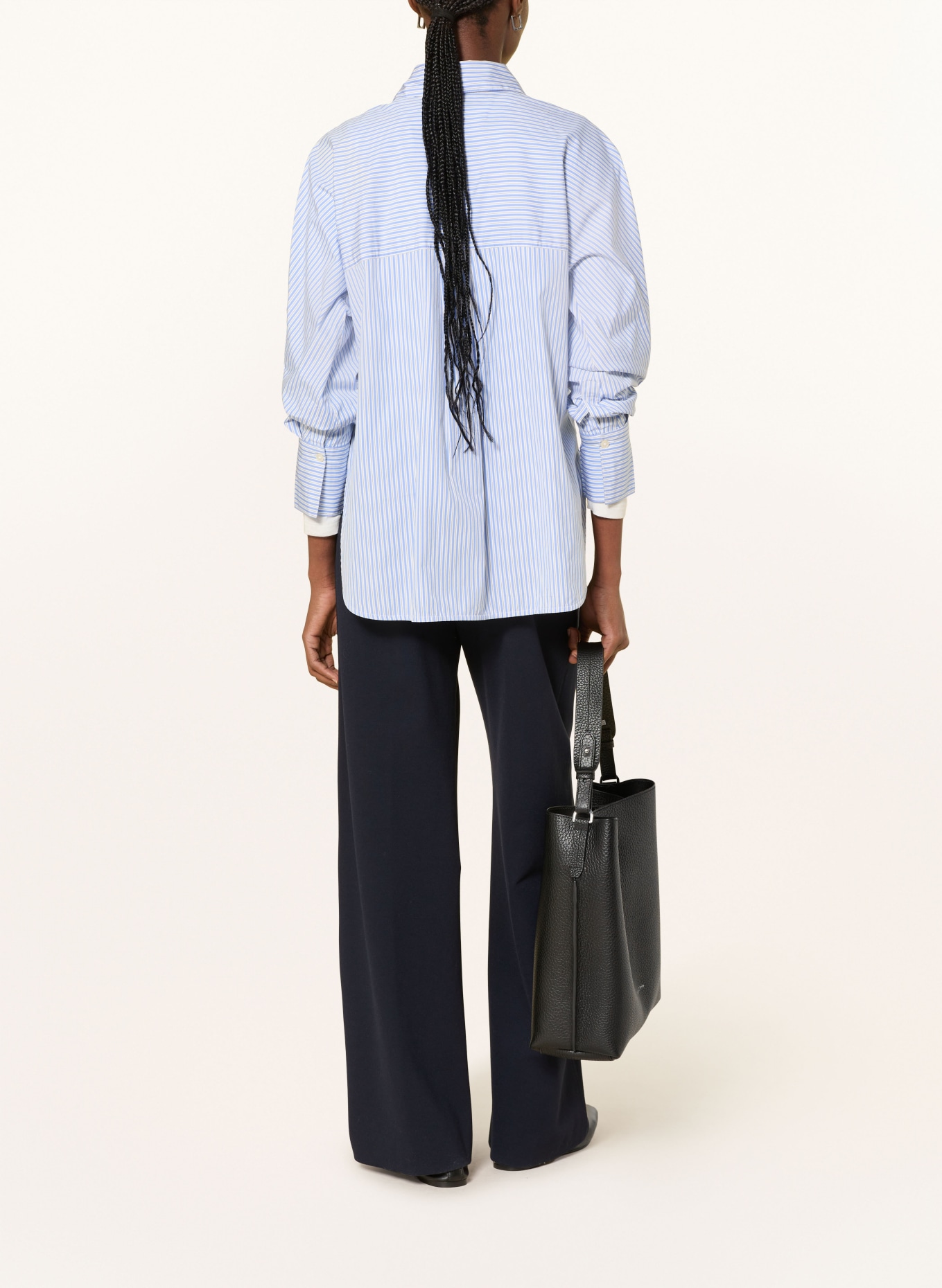 Marc O'Polo Hemdbluse: HELLBLAU / WEISS / SCHWARZ