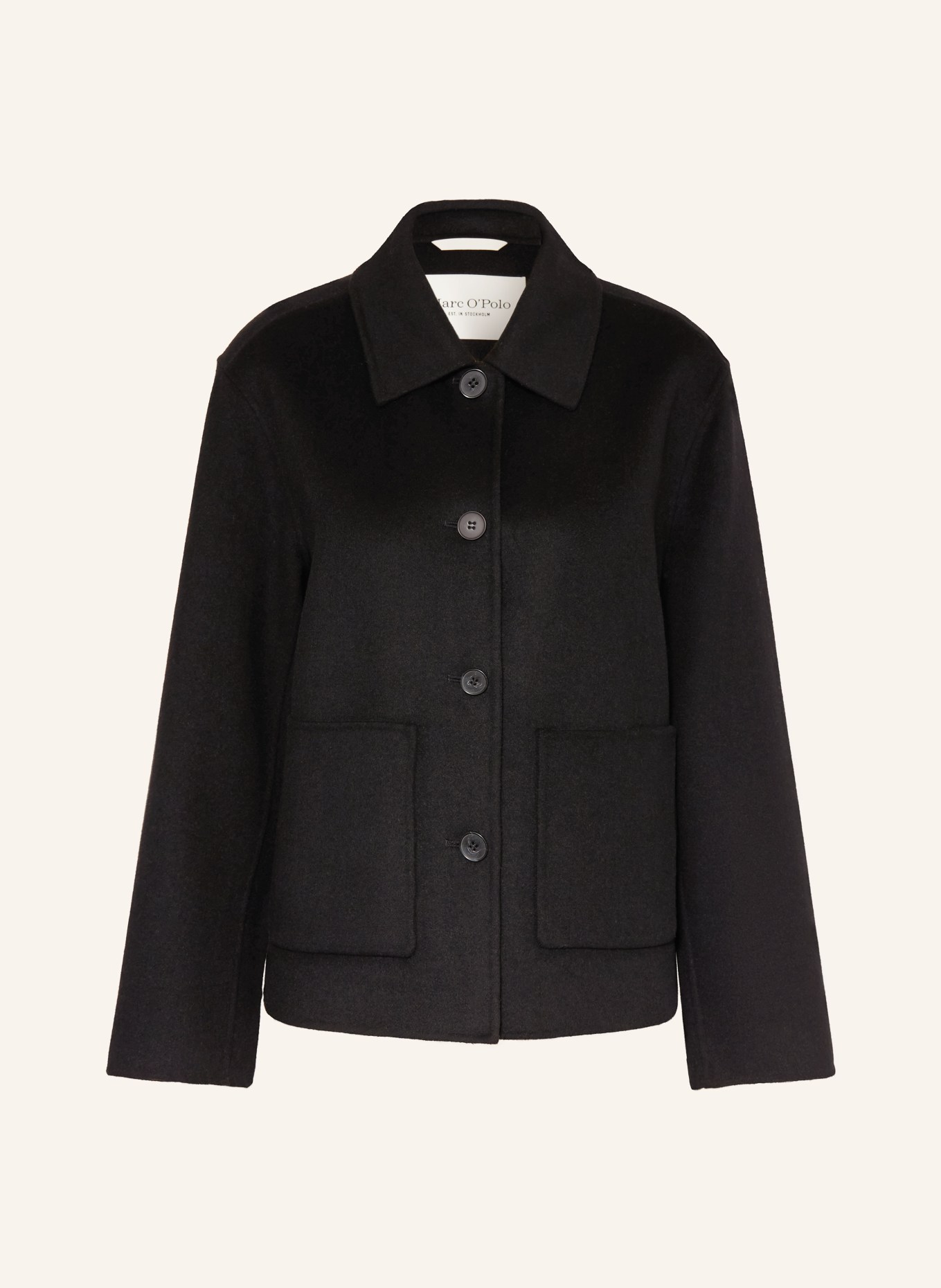 Marc O'Polo Kastenjacke: SCHWARZ