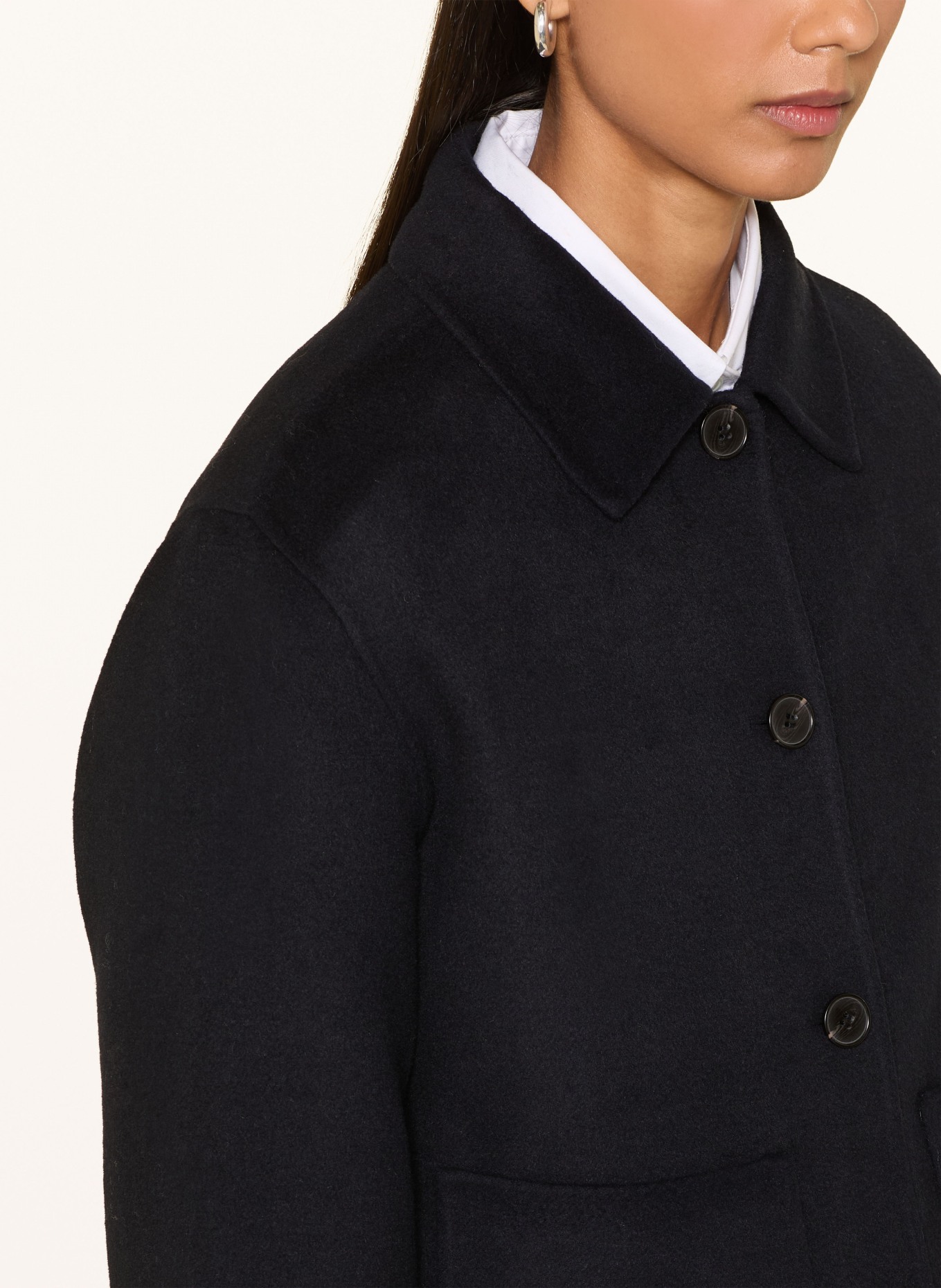 Marc O'Polo Kastenjacke: DUNKELBLAU