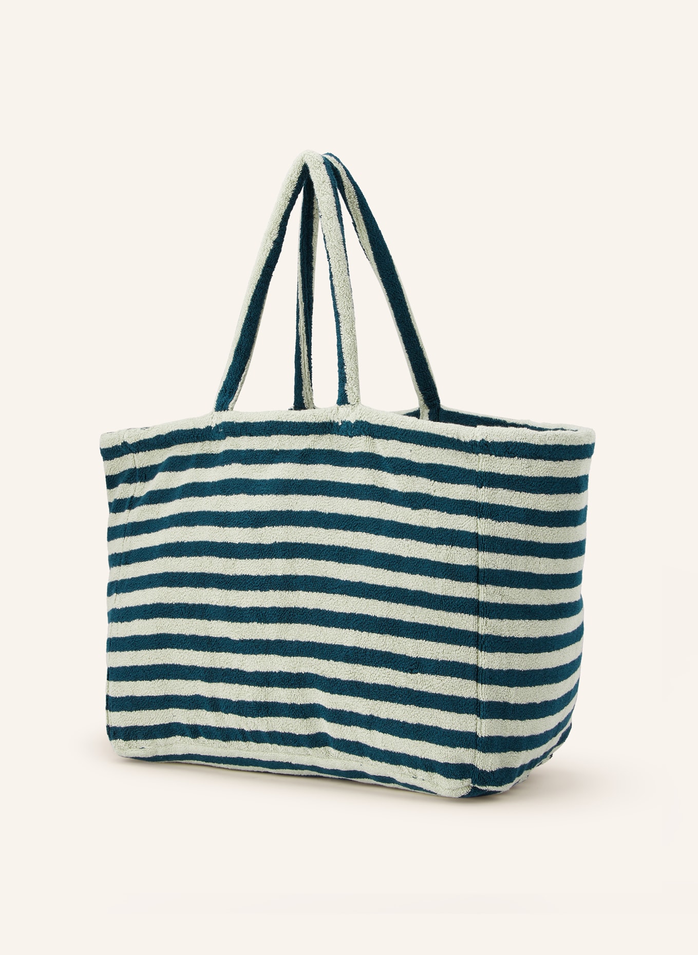 BONGUSTA Strandtasche NARAM: DUNKELGRÜN / MINT