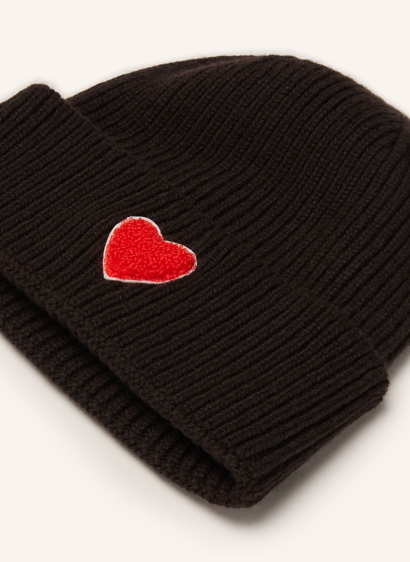 UNIO Czapka LUND: CIEMNOBRĄZOWY / CZERWONY