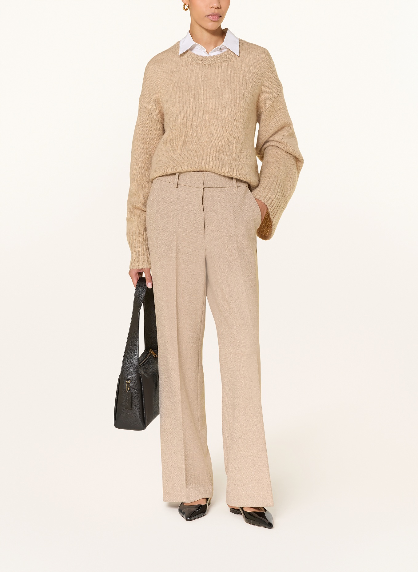 CAMBIO Marlenehose AMELIE: BEIGE