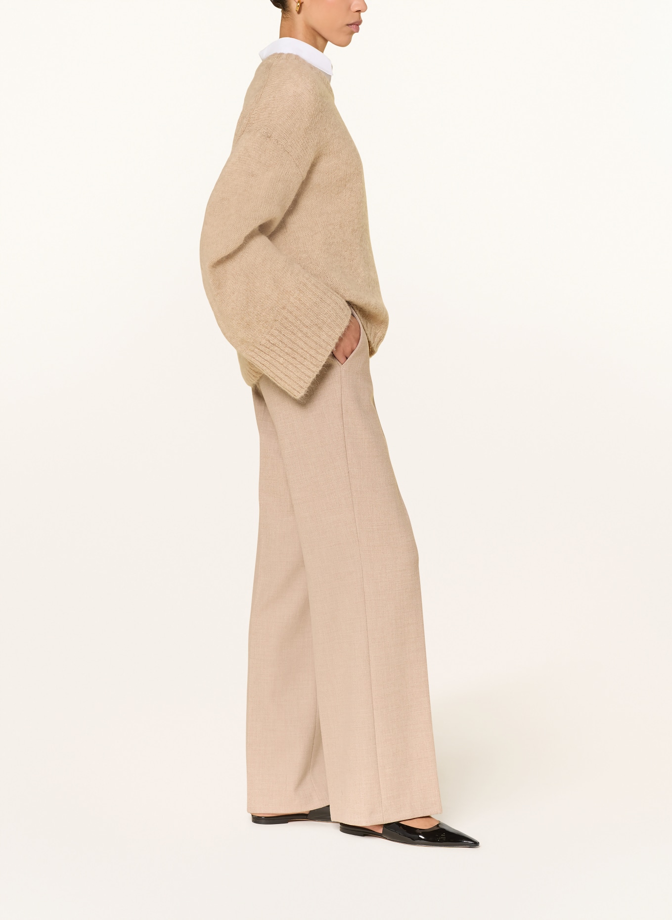 CAMBIO Marlenehose AMELIE: BEIGE