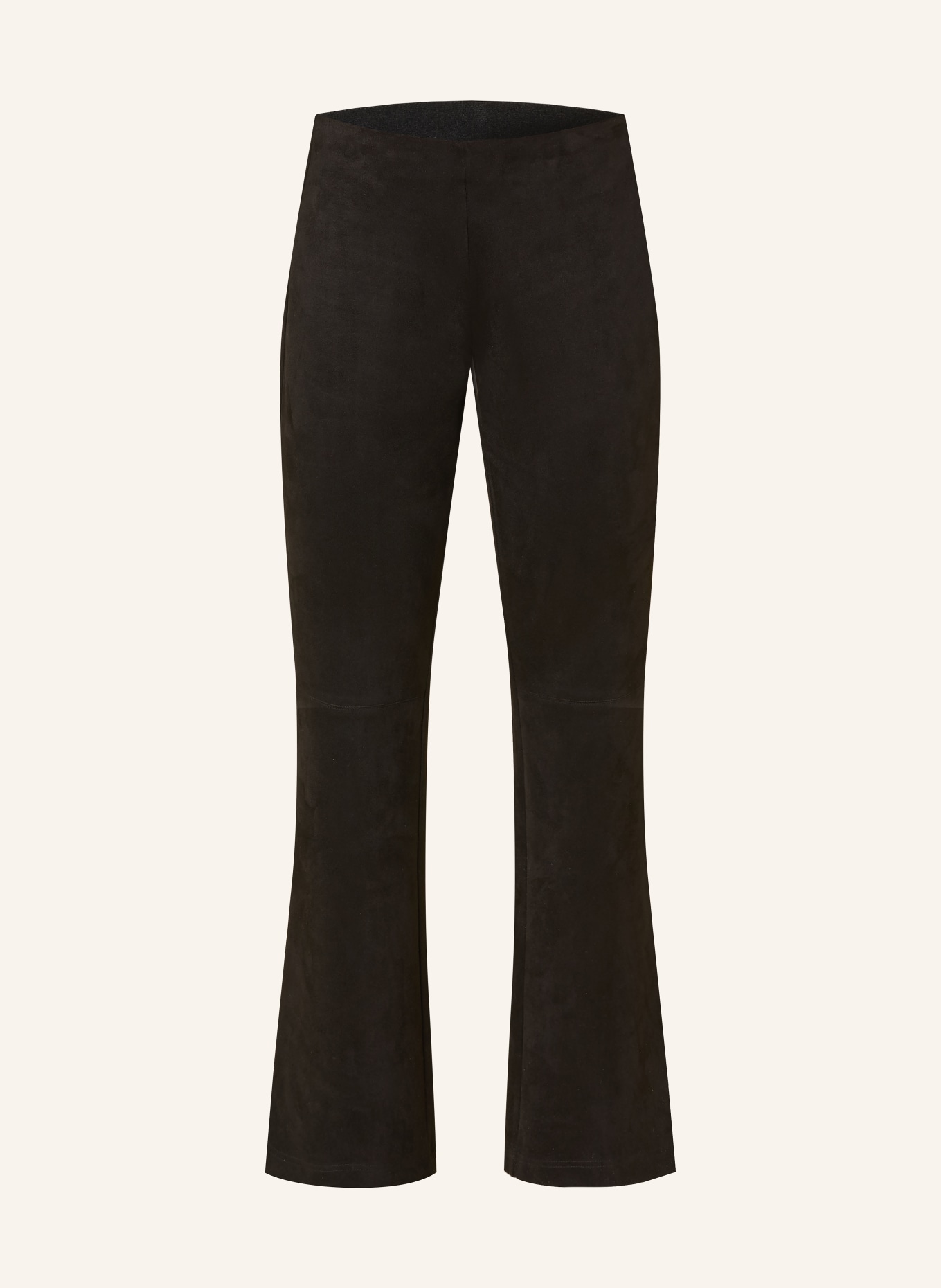 MRS & HUGS Pantalon aspect cuir: NOIR