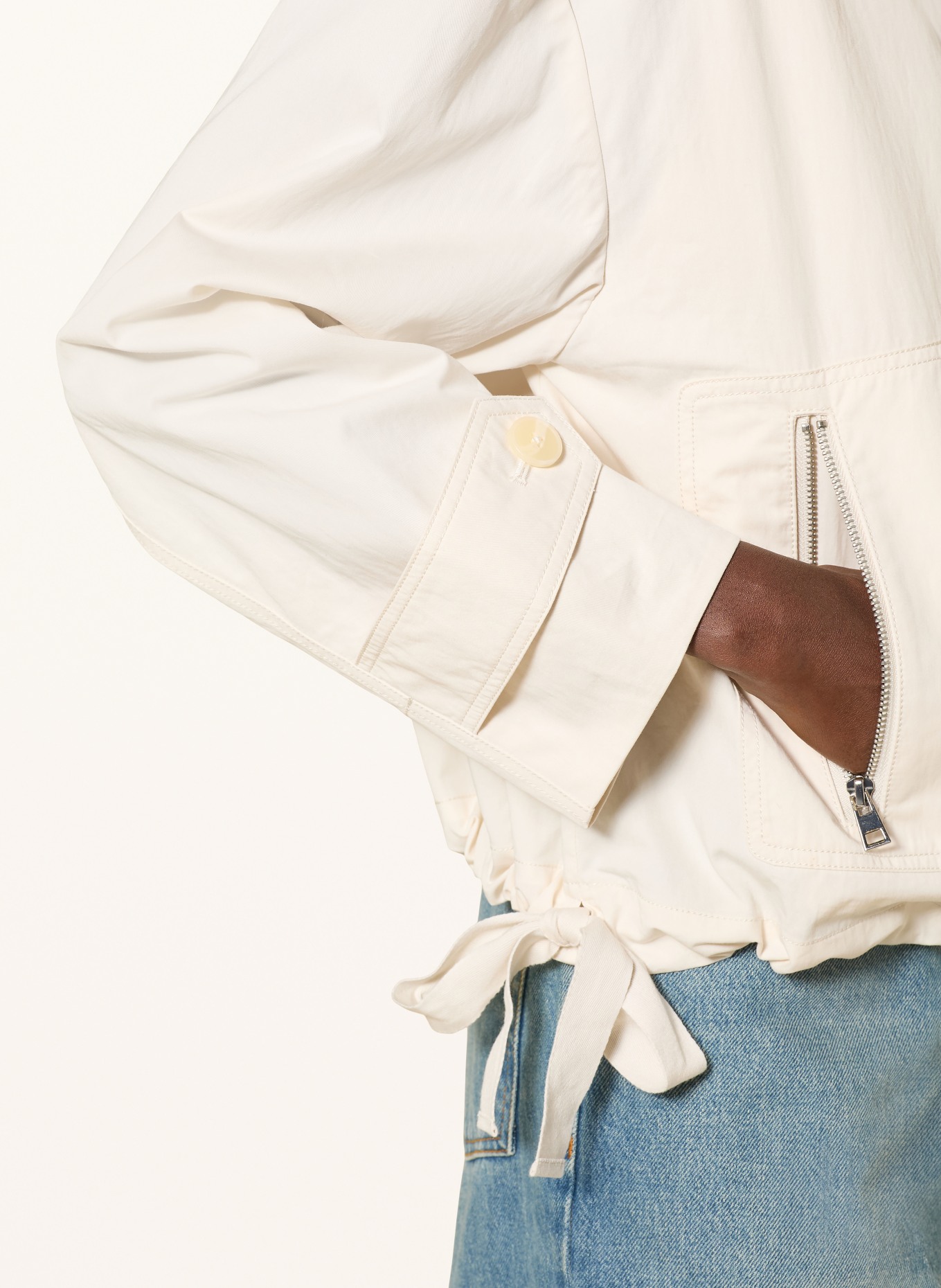 MRS & HUGS boxy jacket: CREAM