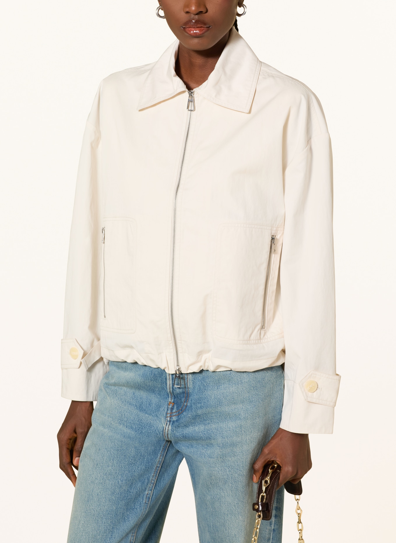 MRS & HUGS boxy jacket: CREAM