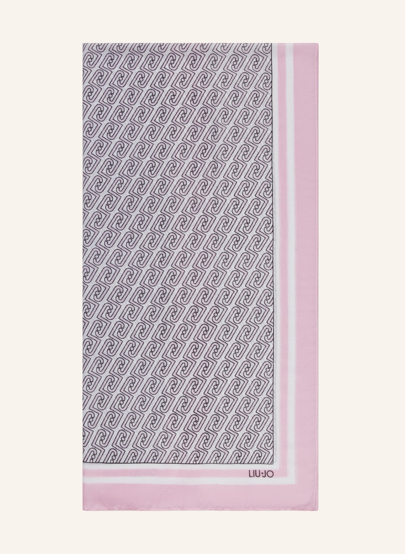 LIU JO Schal: ROSA / WEISS / SCHWARZ