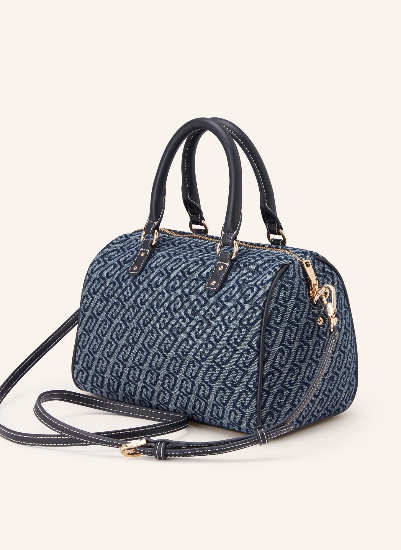 LIU JO kabelka: TMAVĚ MODRÁ / ZLATÁ / MODRÁ