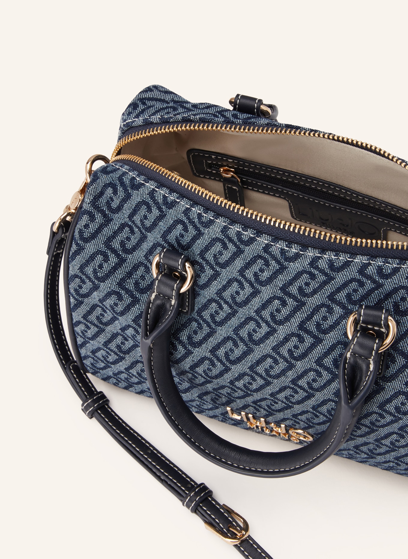 LIU JO kabelka: TMAVĚ MODRÁ / ZLATÁ / MODRÁ