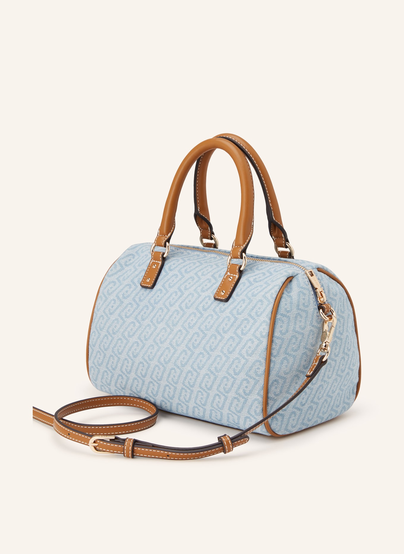 LIU JO kabelka: TMAVĚ MODRÁ / ZLATÁ / HNĚDÁ