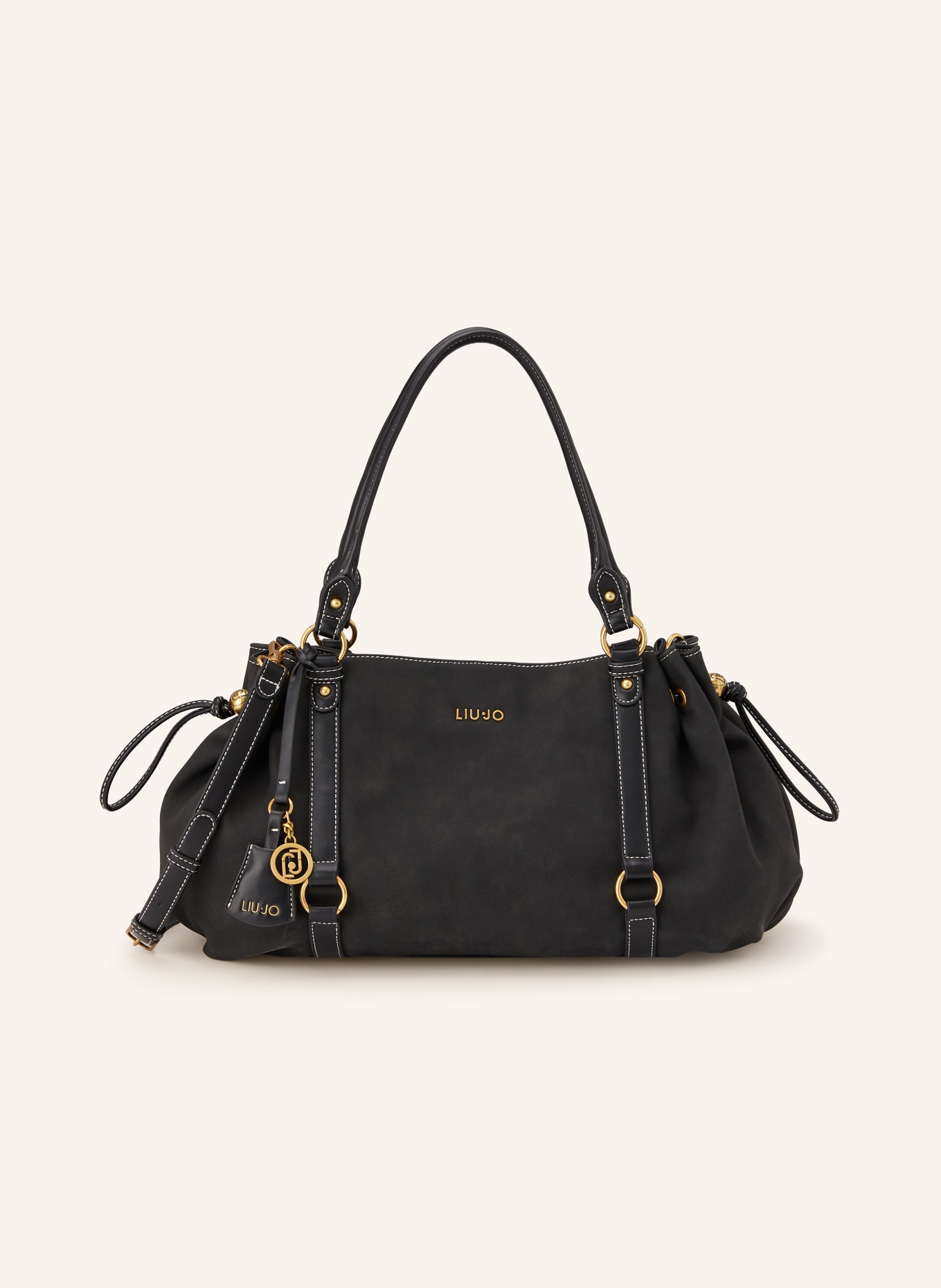 LIU JO handbag: BLACK / GOLD