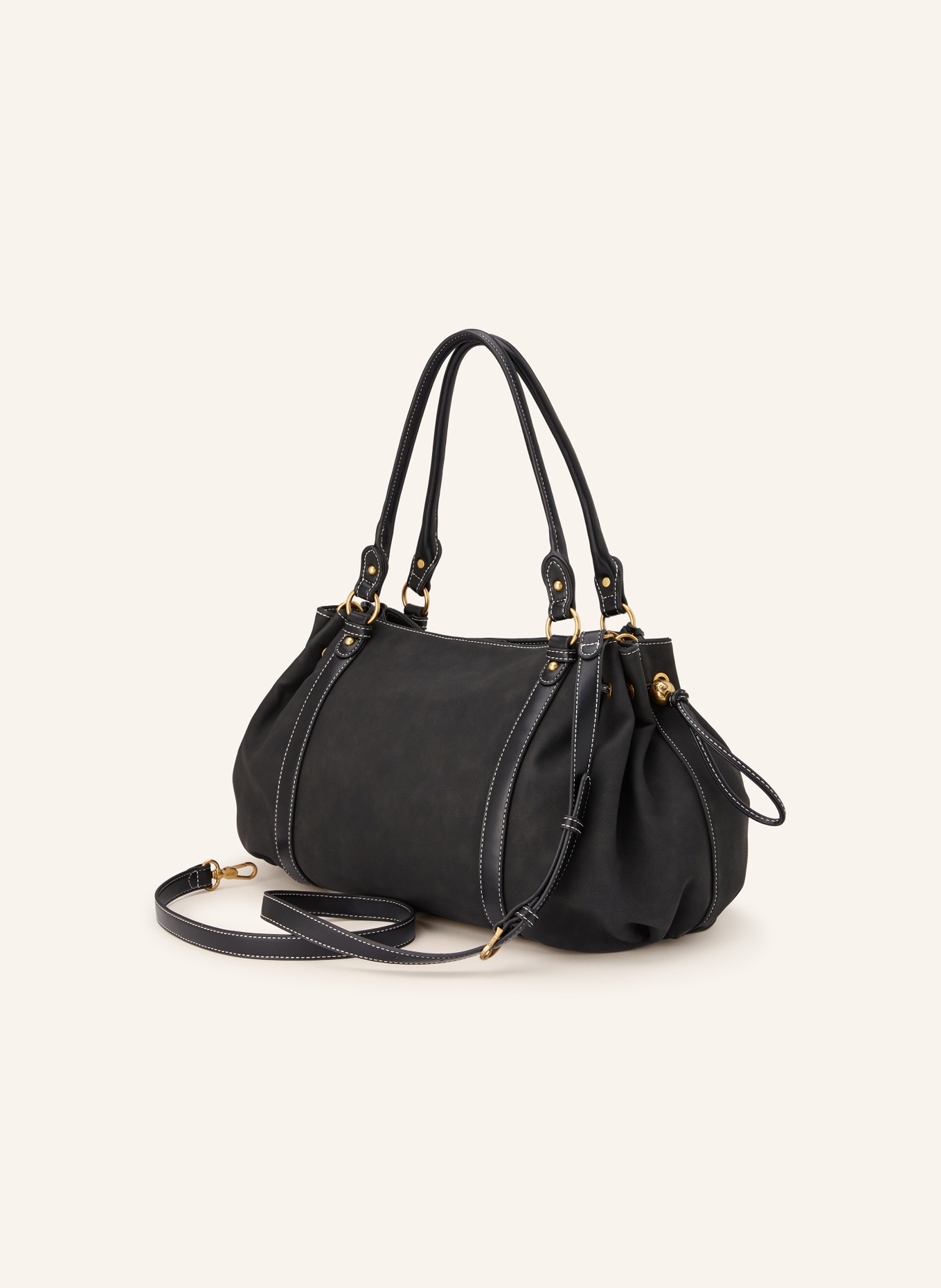 LIU JO handbag: BLACK / GOLD