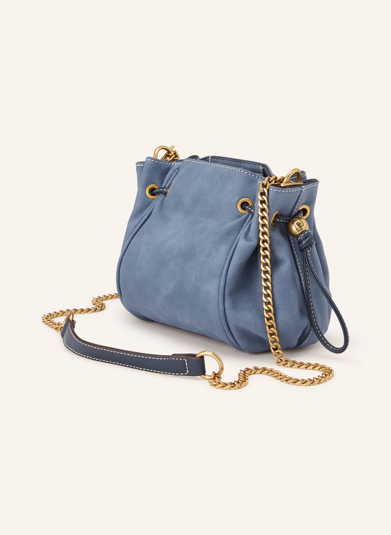 LIU JO Beuteltasche: BLAU / GOLD
