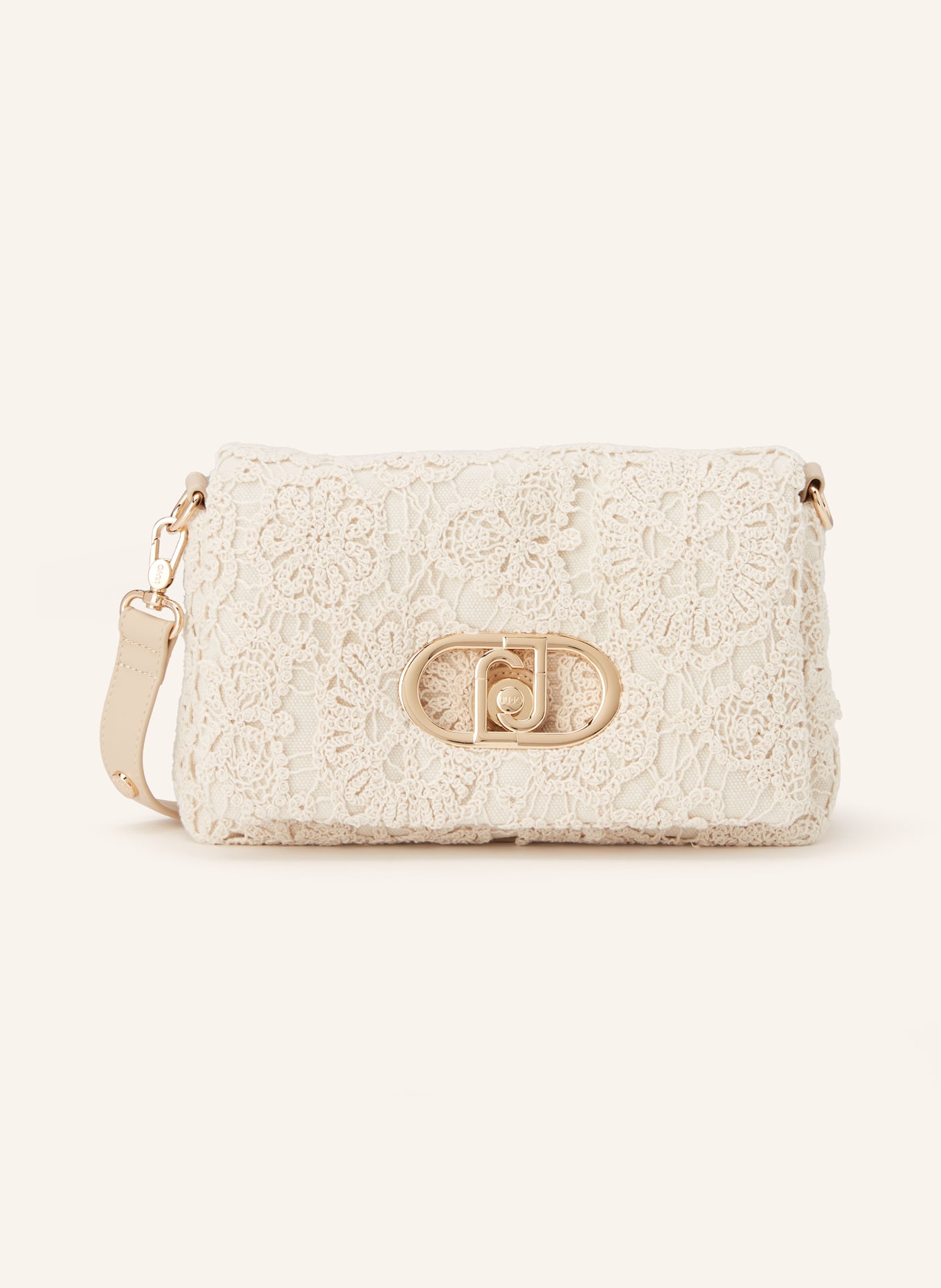 LIU JO shoulder bag: CREAM / GOLD