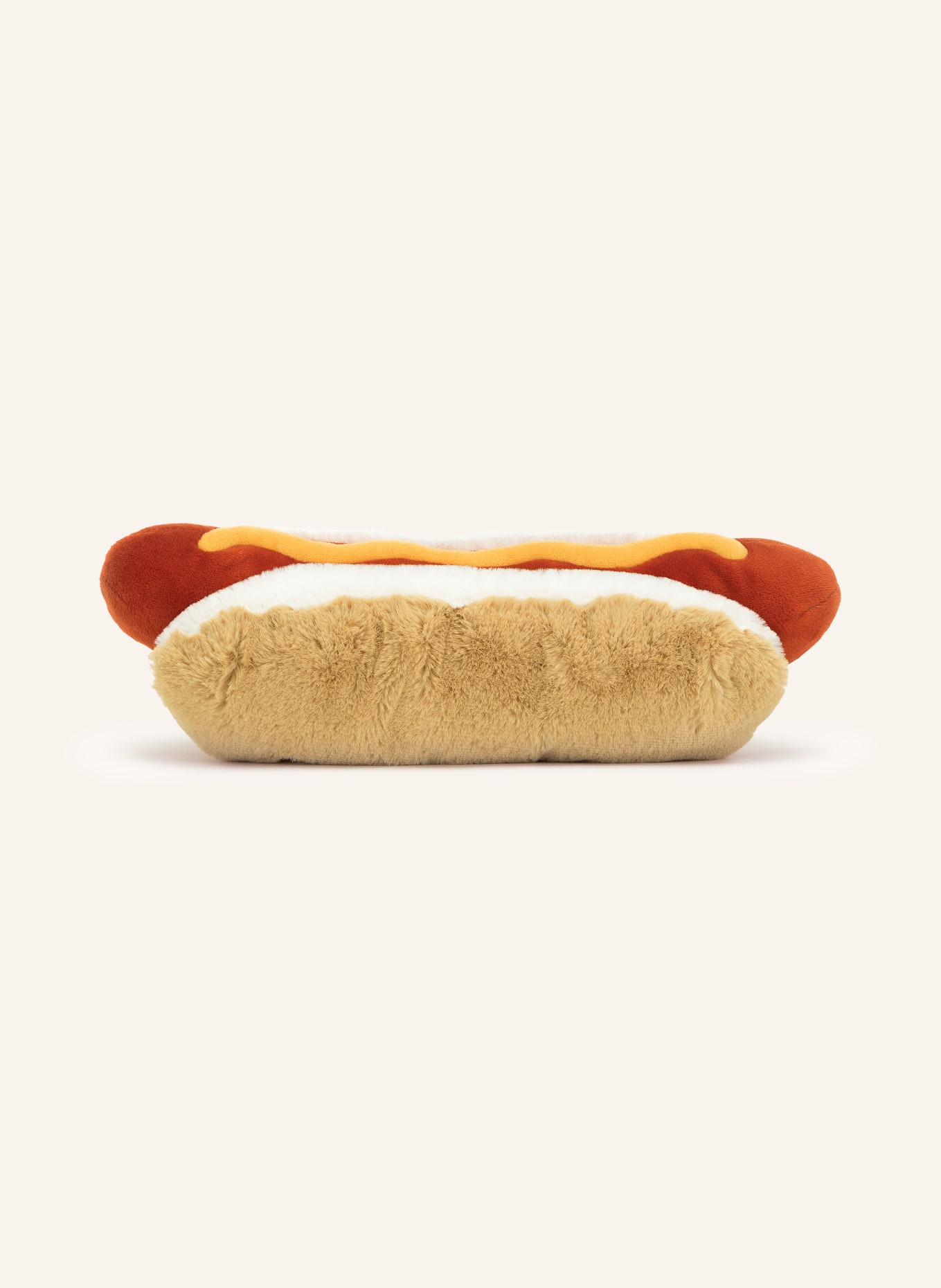 Jellycat Peluche AMUSEABLES HOT DOG: MARRON CLAIR / ROUGE / JAUNE